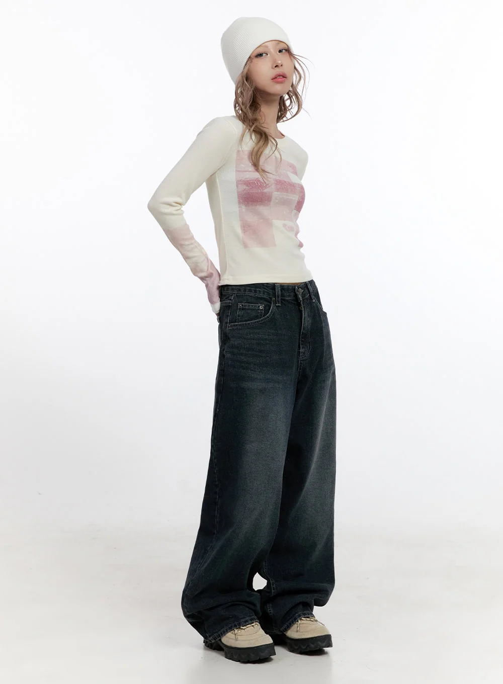Camila Washed Cotton Jeans CN422 - Image 4