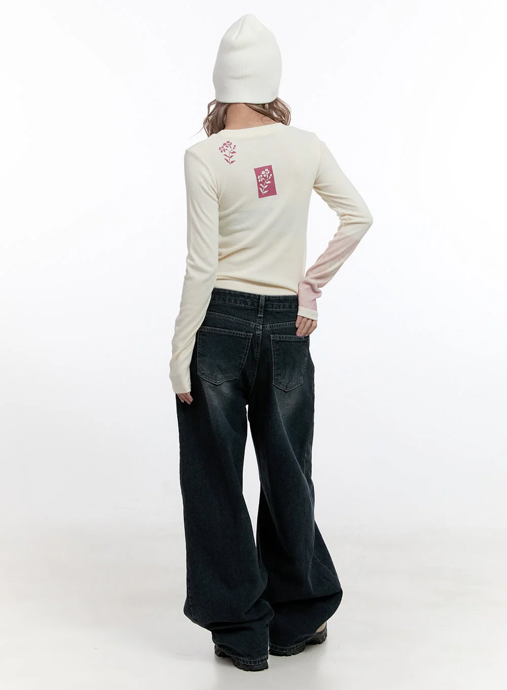 Camila Washed Cotton Jeans CN422 - Image 6