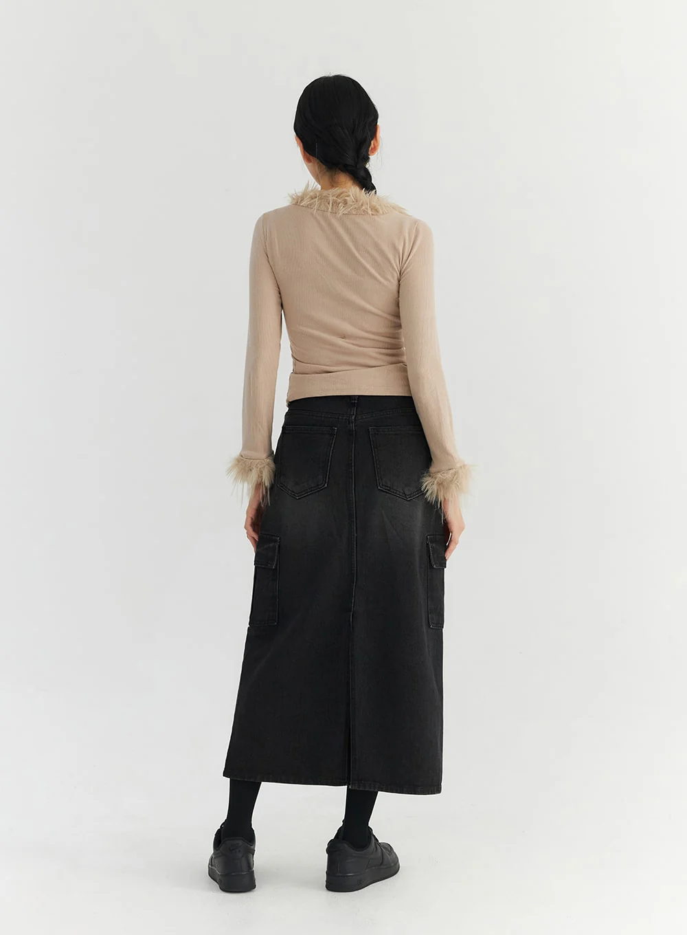 Cargo Maxi Skirt CO327 - Image 7