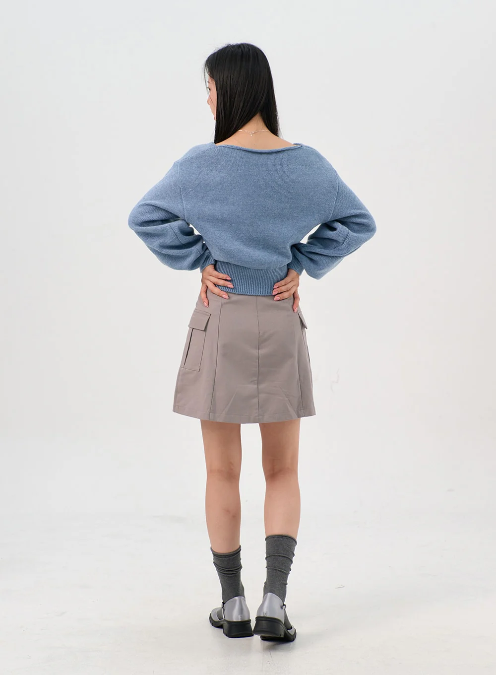 Cargo Mini Skirt OS302 - Image 5
