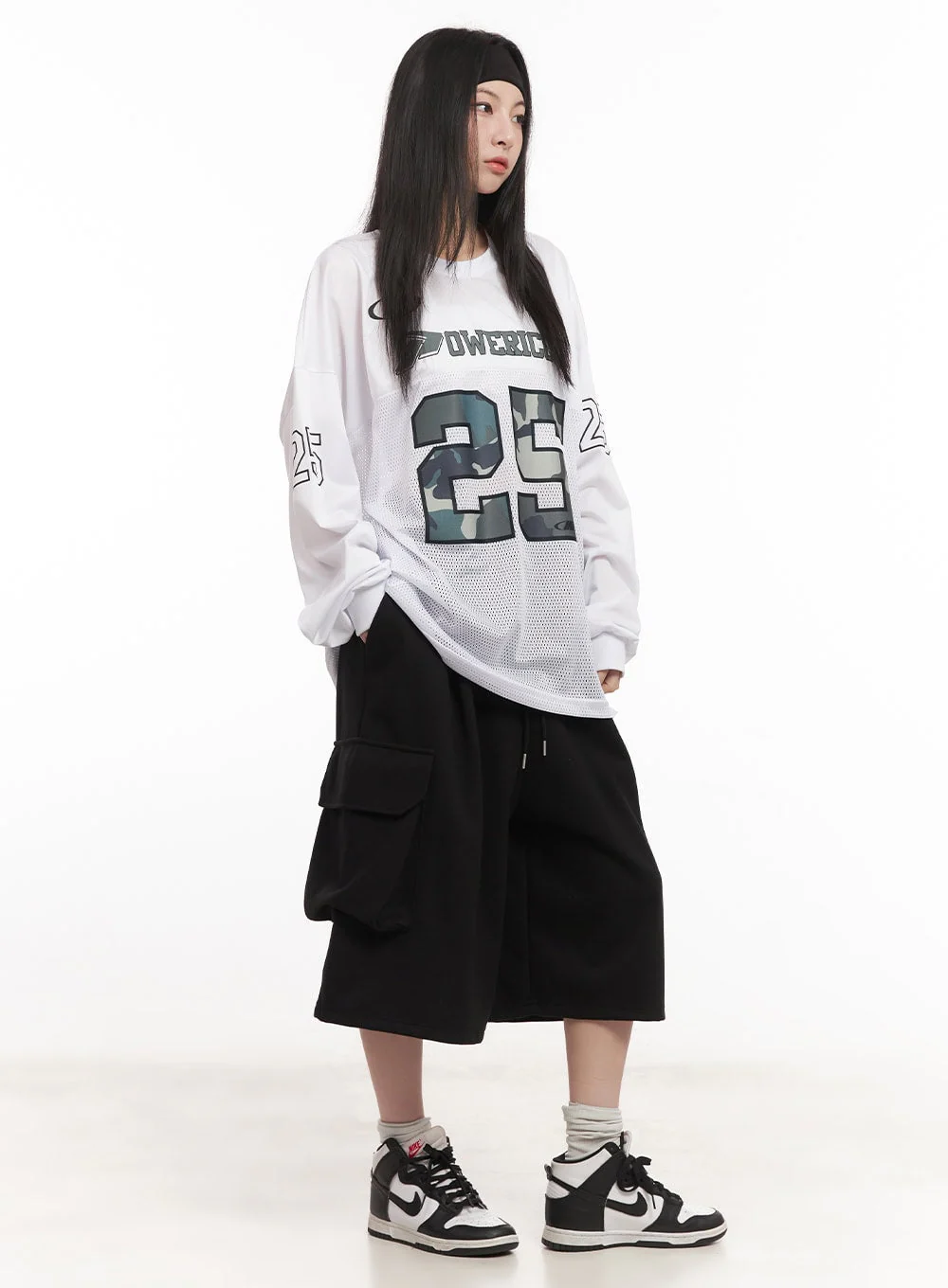 Cargo Oversized Bermuda Sweatshorts CM518