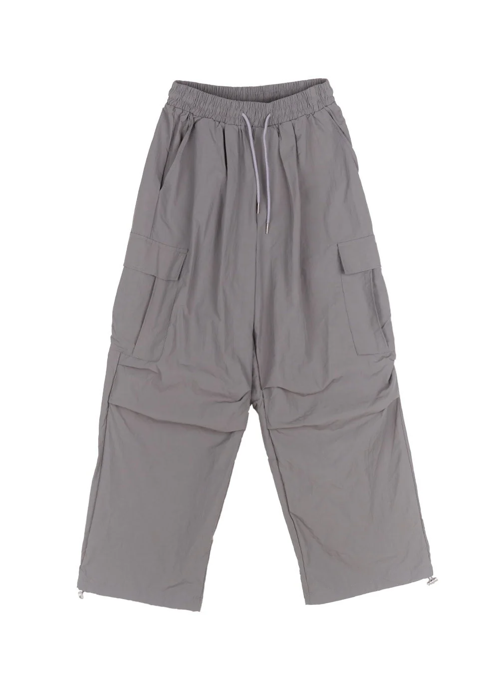 Cargo Wide-Leg Windbreaker Pants IY502 - Image 14