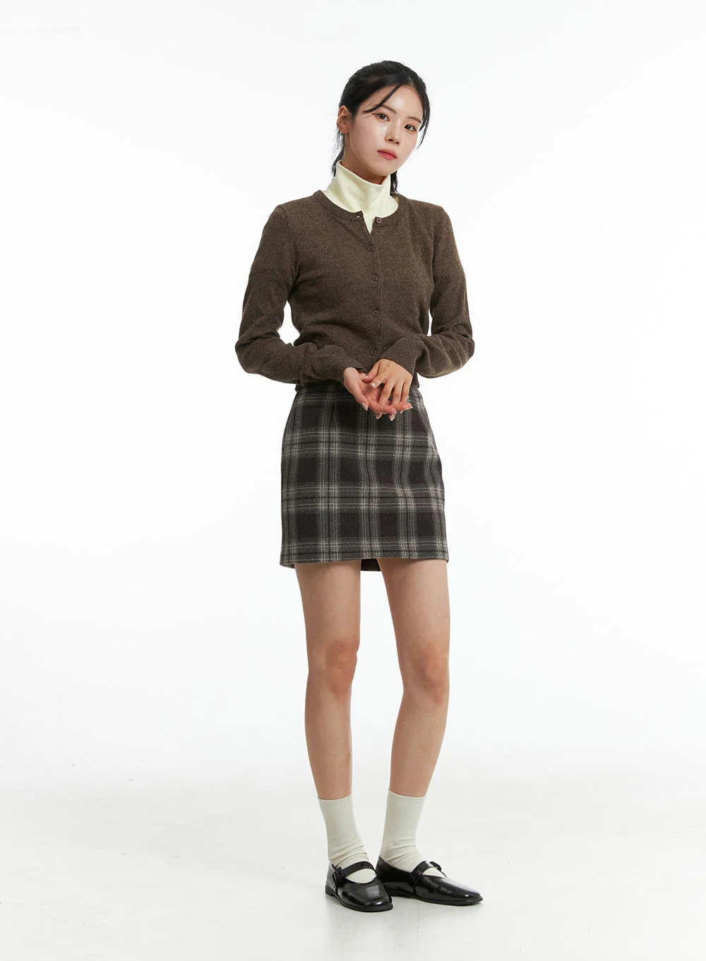 Cashmere Cropped Cardigan OD307 - Image 2