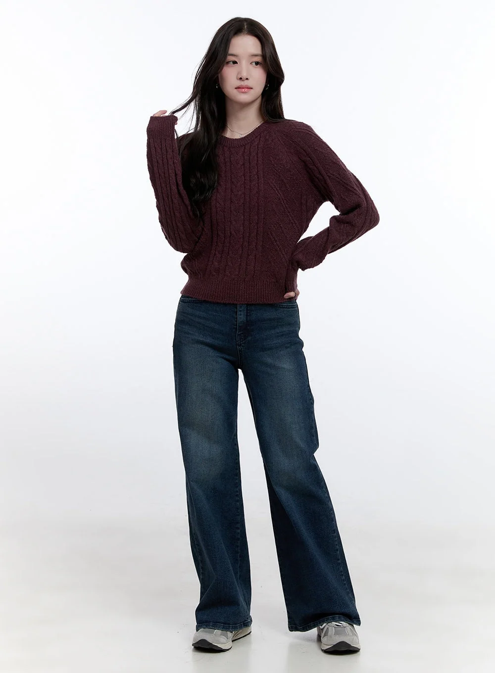 Cassidy Wide-Leg Jeans ON418 - Image 3