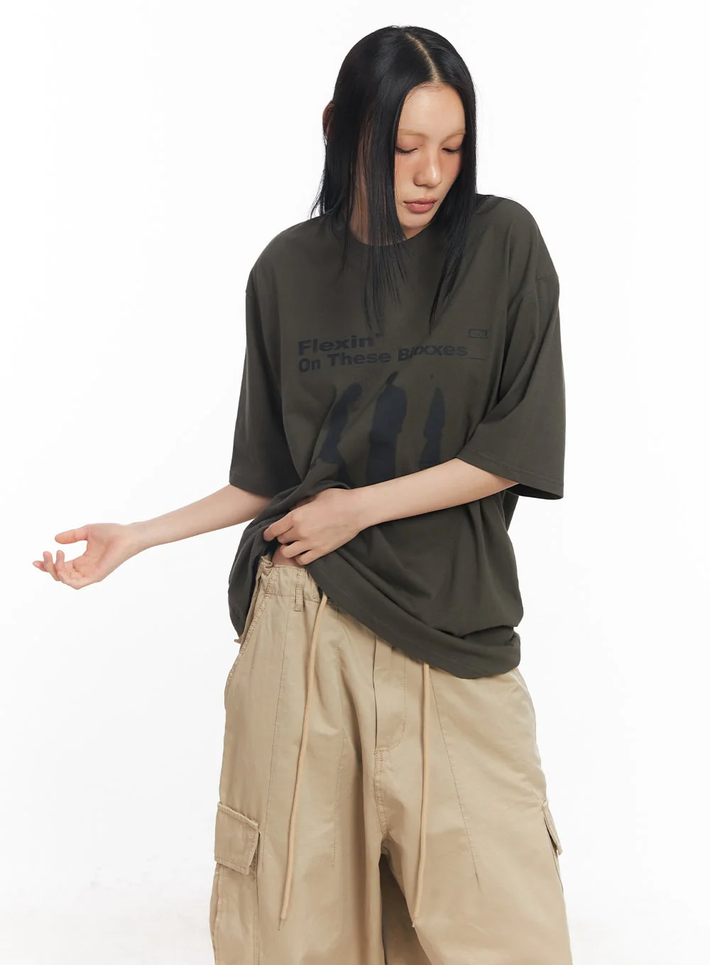 Casual Graphic Oversize T-Shirt CY528 - Image 3