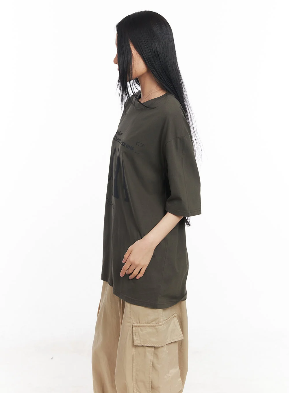 Casual Graphic Oversize T-Shirt CY528 - Image 4