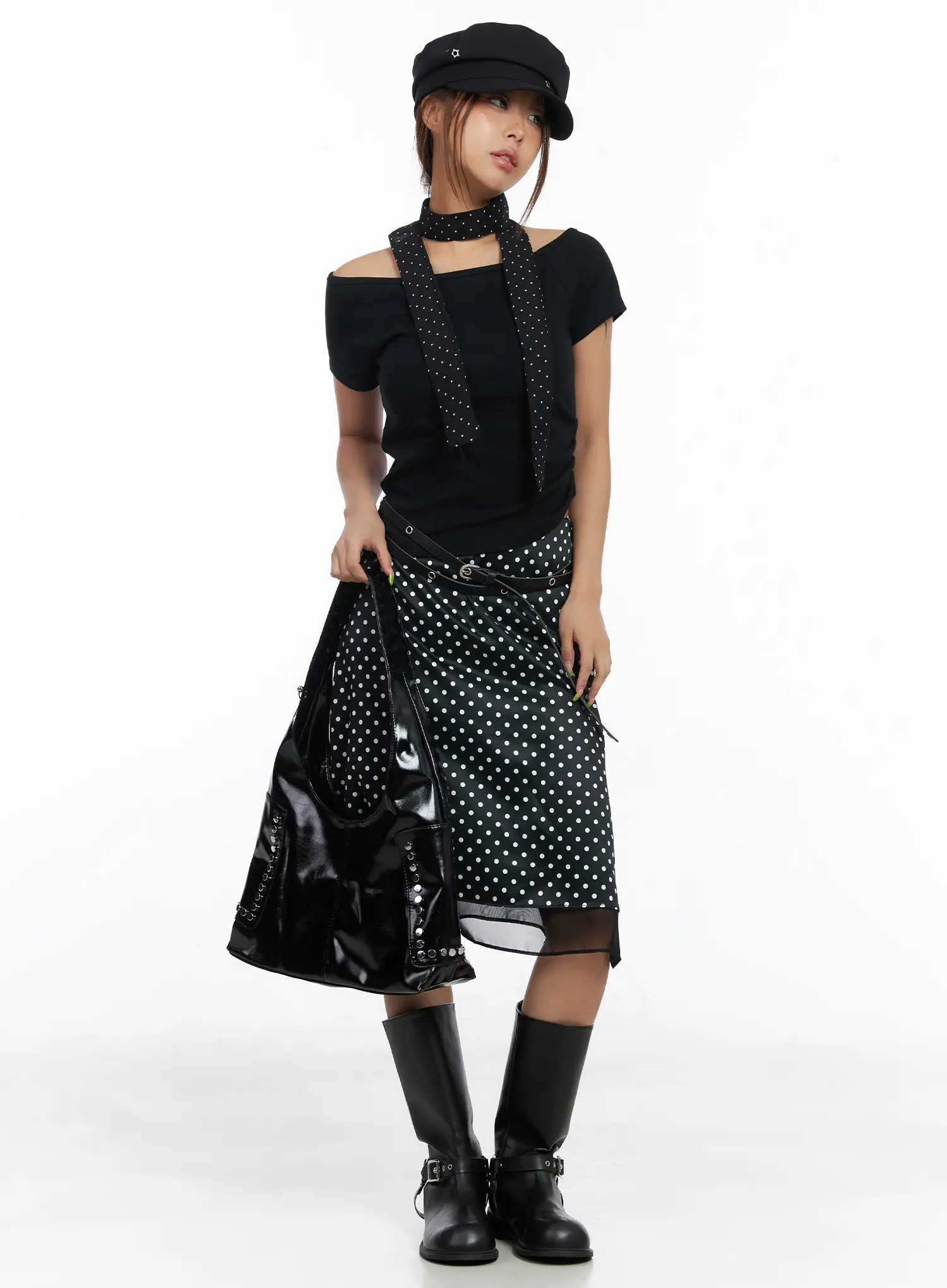 Casual Off-Shoulder Tee CM520 - Image 5
