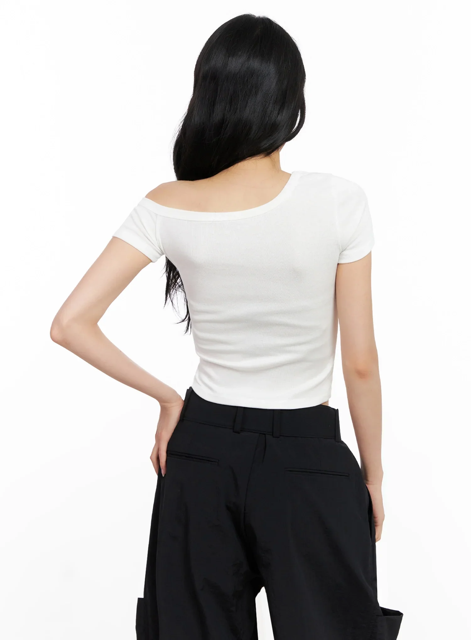 Casual Off-Shoulder Top IG508 - Image 9