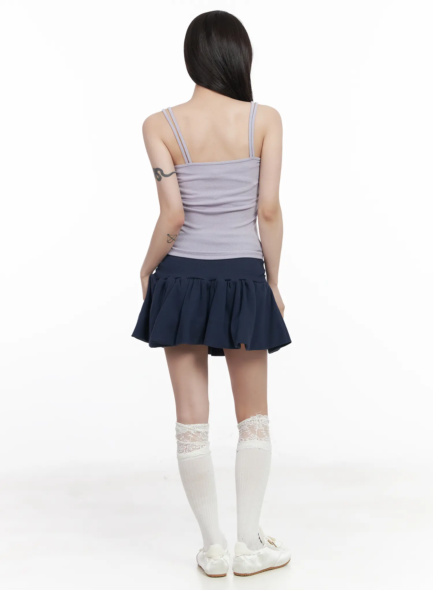 Casual Ribbed Sleeveless Top With Badges CF523 - Image 5
