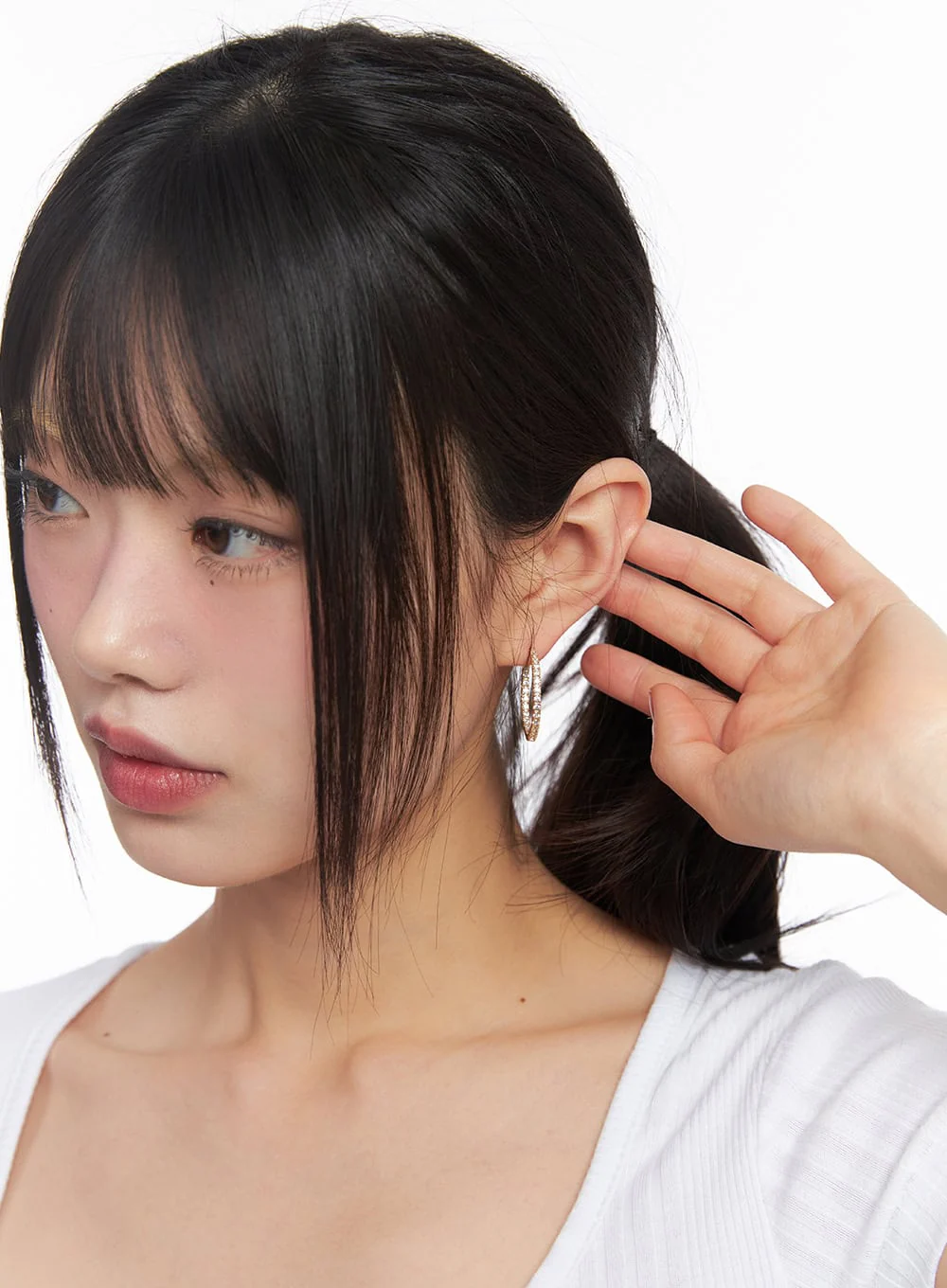 Celeste Cubic Ring Earrings IM531 - Image 14