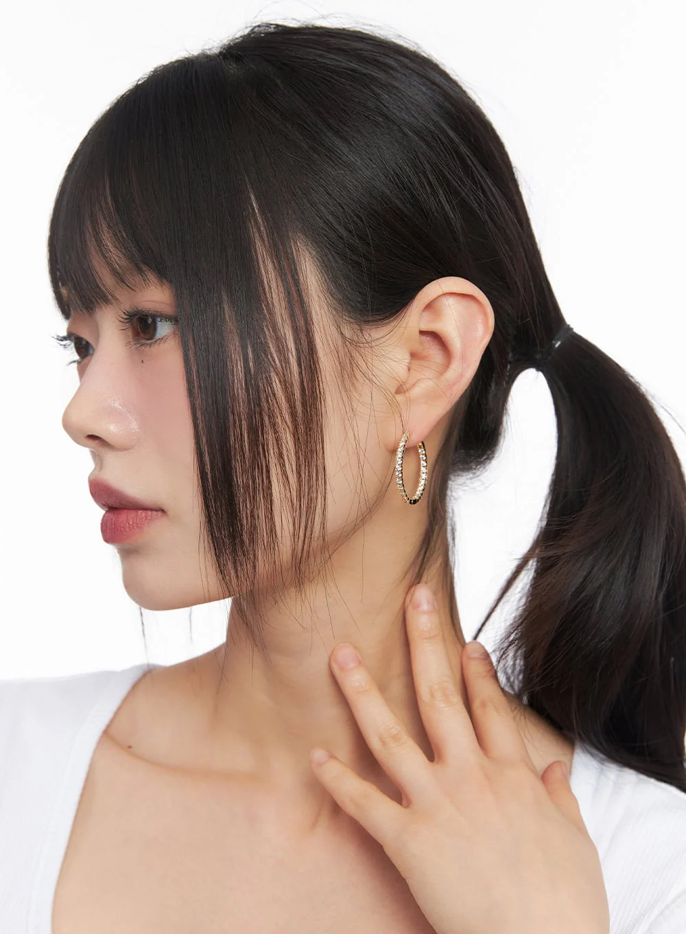 Celeste Cubic Ring Earrings IM531 - Image 15