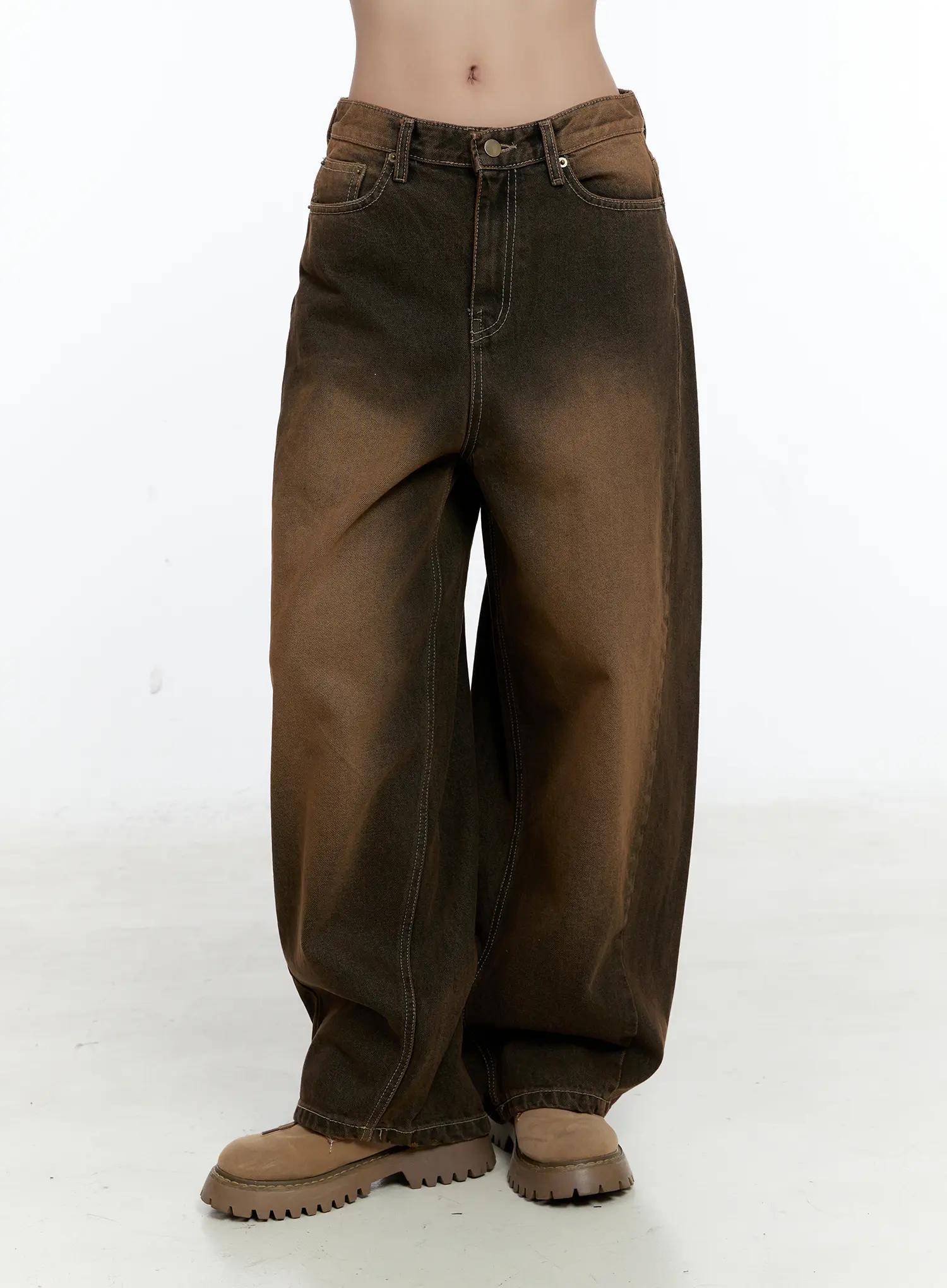Chan Vintage Baggy Jeans CS517 - Image 9