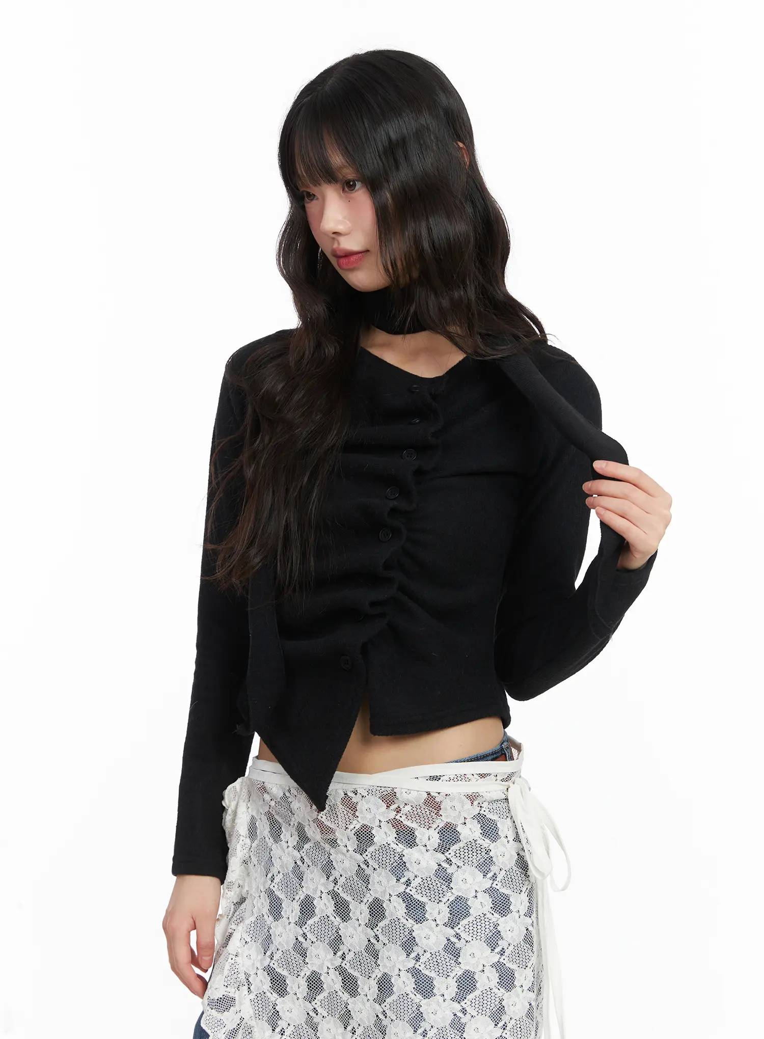 Chic Ruffle Cardigan CD531 - Image 10