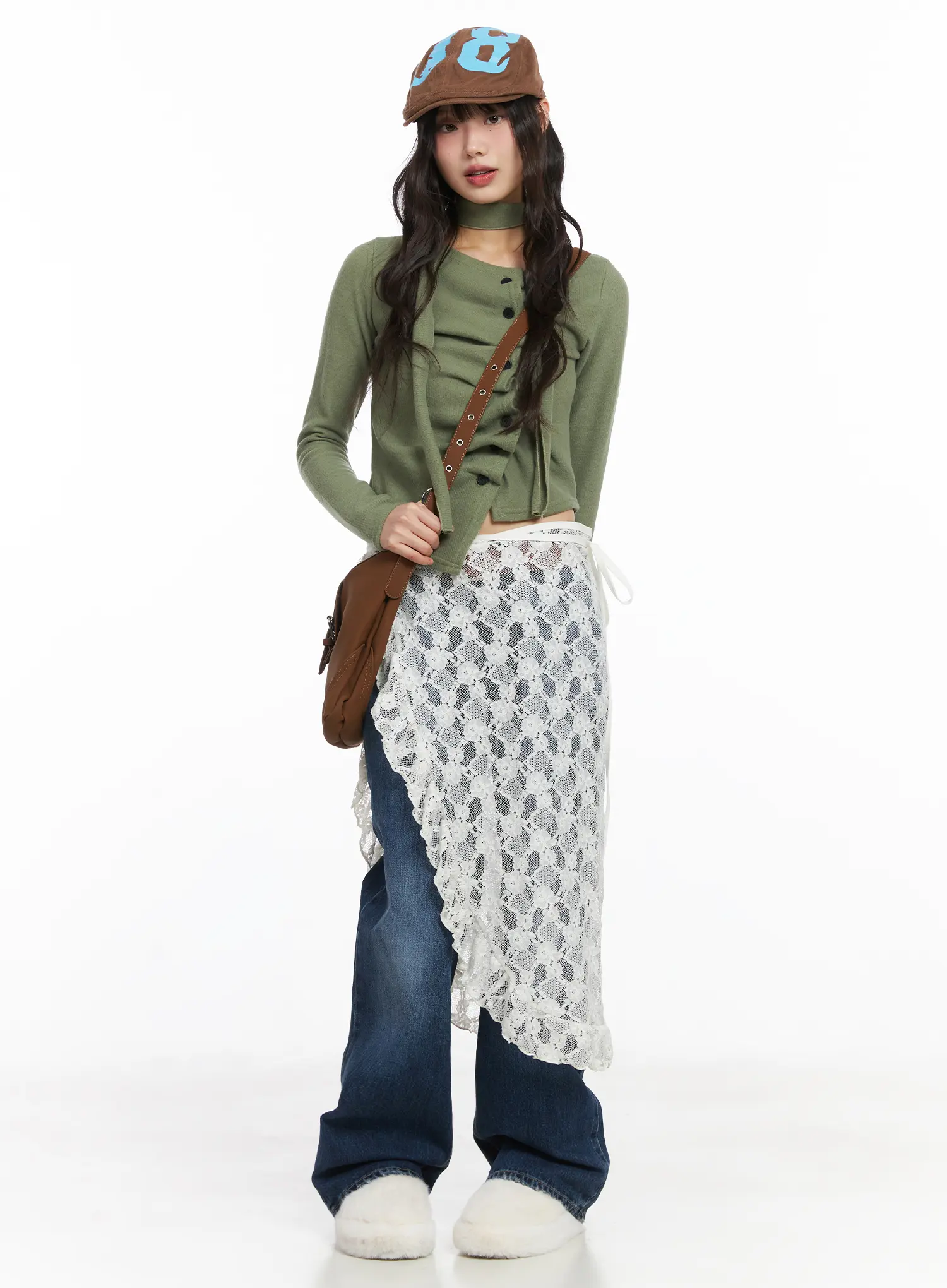 Chic Ruffle Cardigan CD531 - Image 3