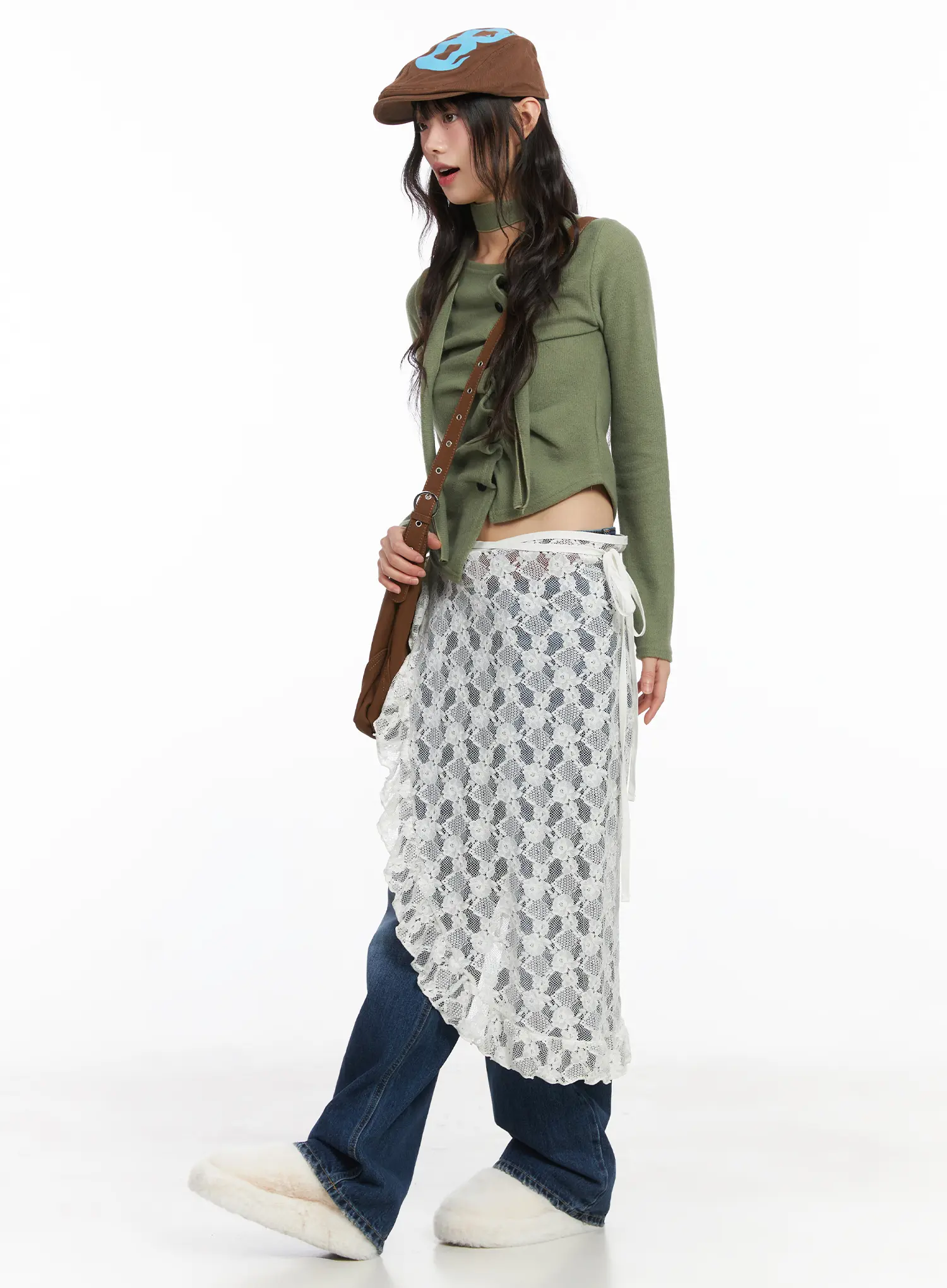 Chic Ruffle Cardigan CD531 - Image 8