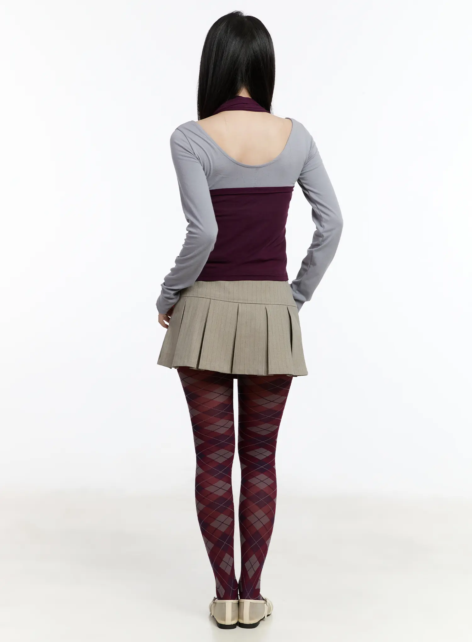 Chic Striped Pleated Mini Skirt CM511 - Image 4