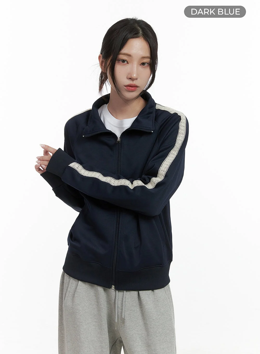 Chic Zip-Front Polyester Spandex Jacket CO402 - Image 9
