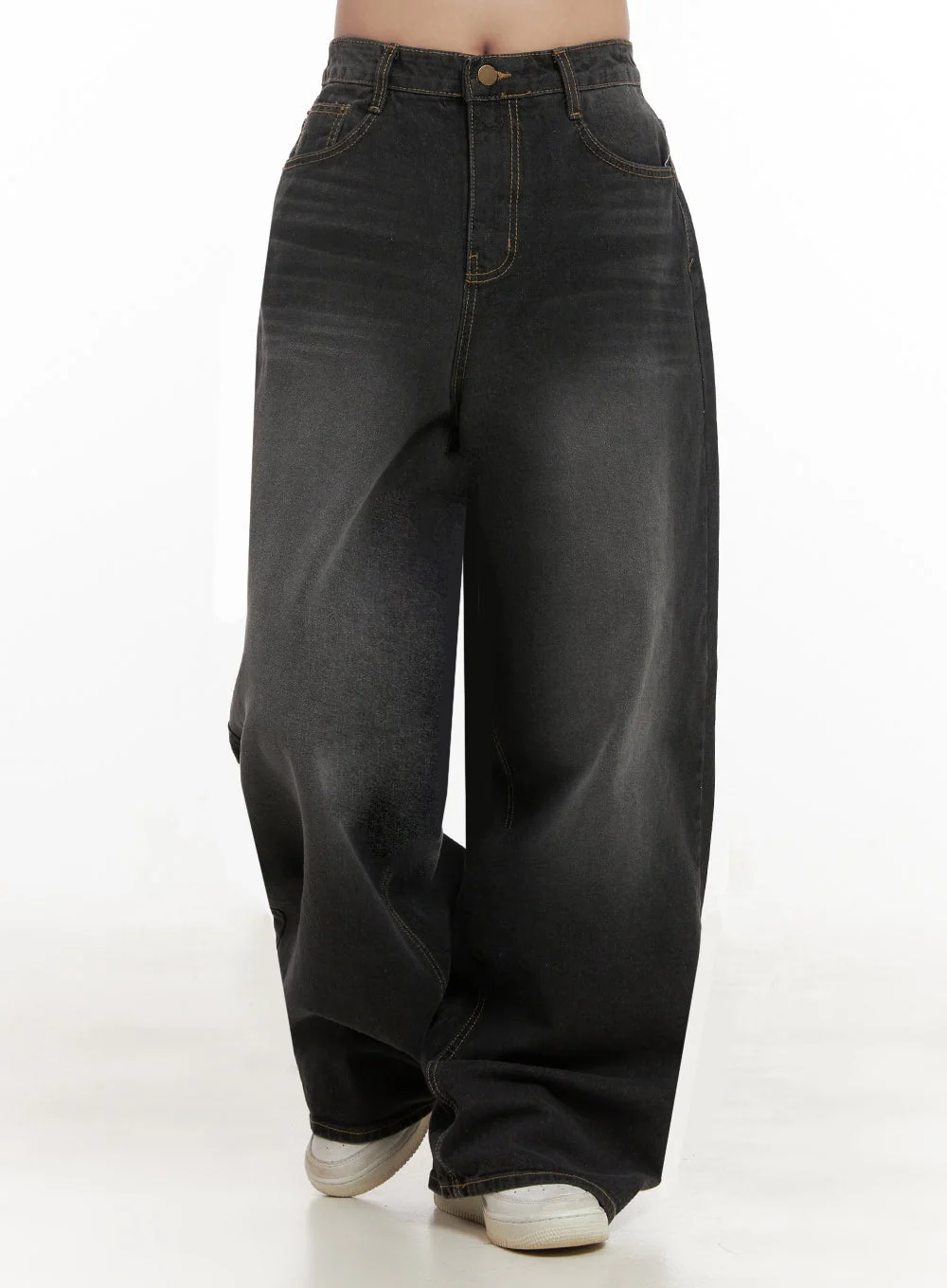 Christina Washed Baggy Jeans IJ510 - Image 3