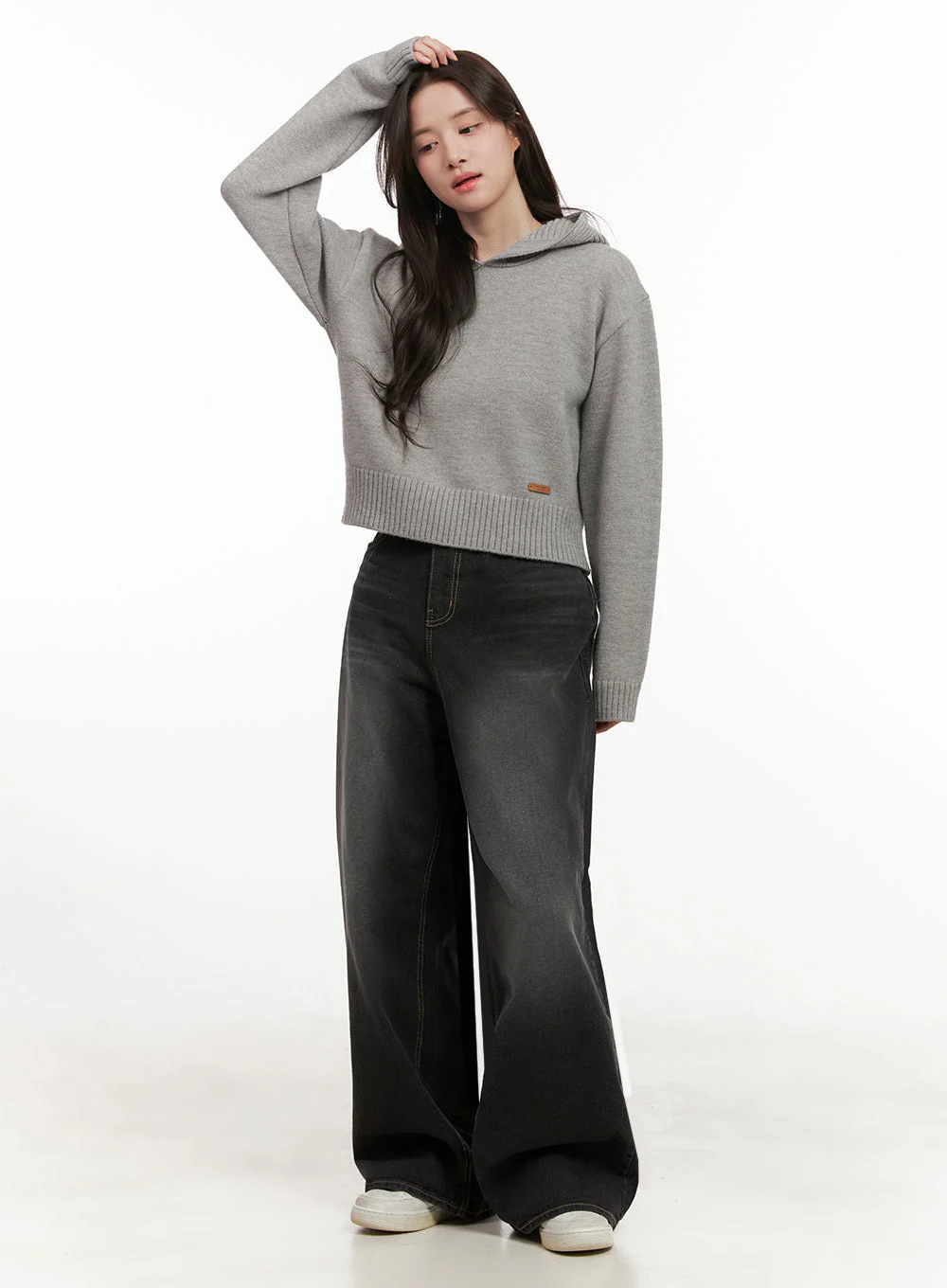 Christina Washed Baggy Jeans IJ510 - Image 9
