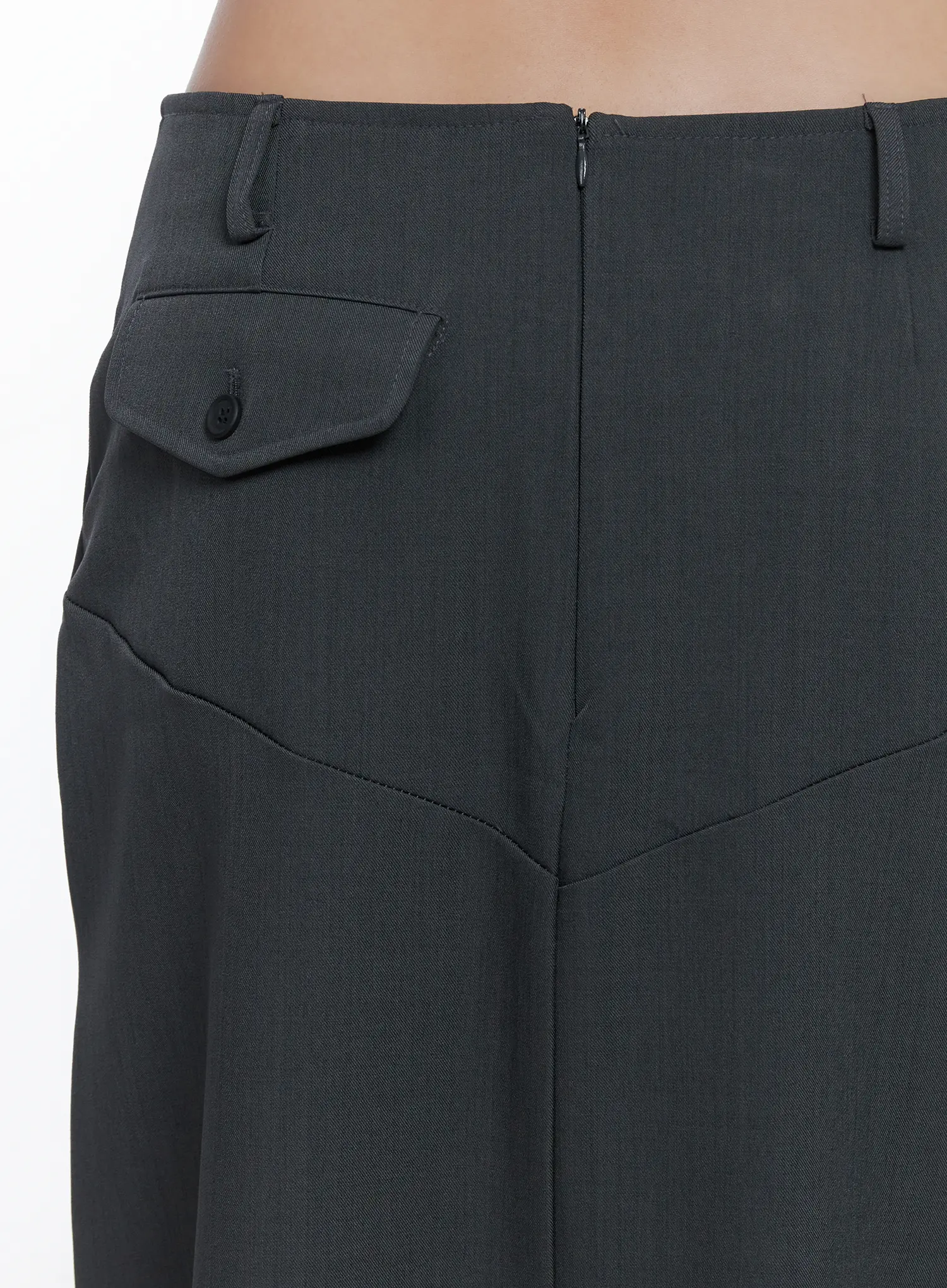 Classic Button Maxi Skirt CS502 - Image 6