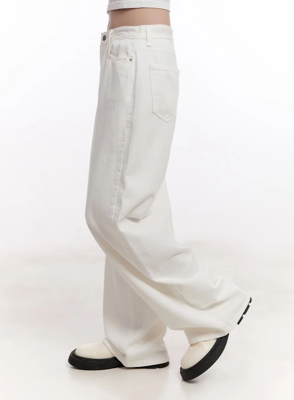 Classic Cotton Straight-Leg Pants CM527 - Image 3