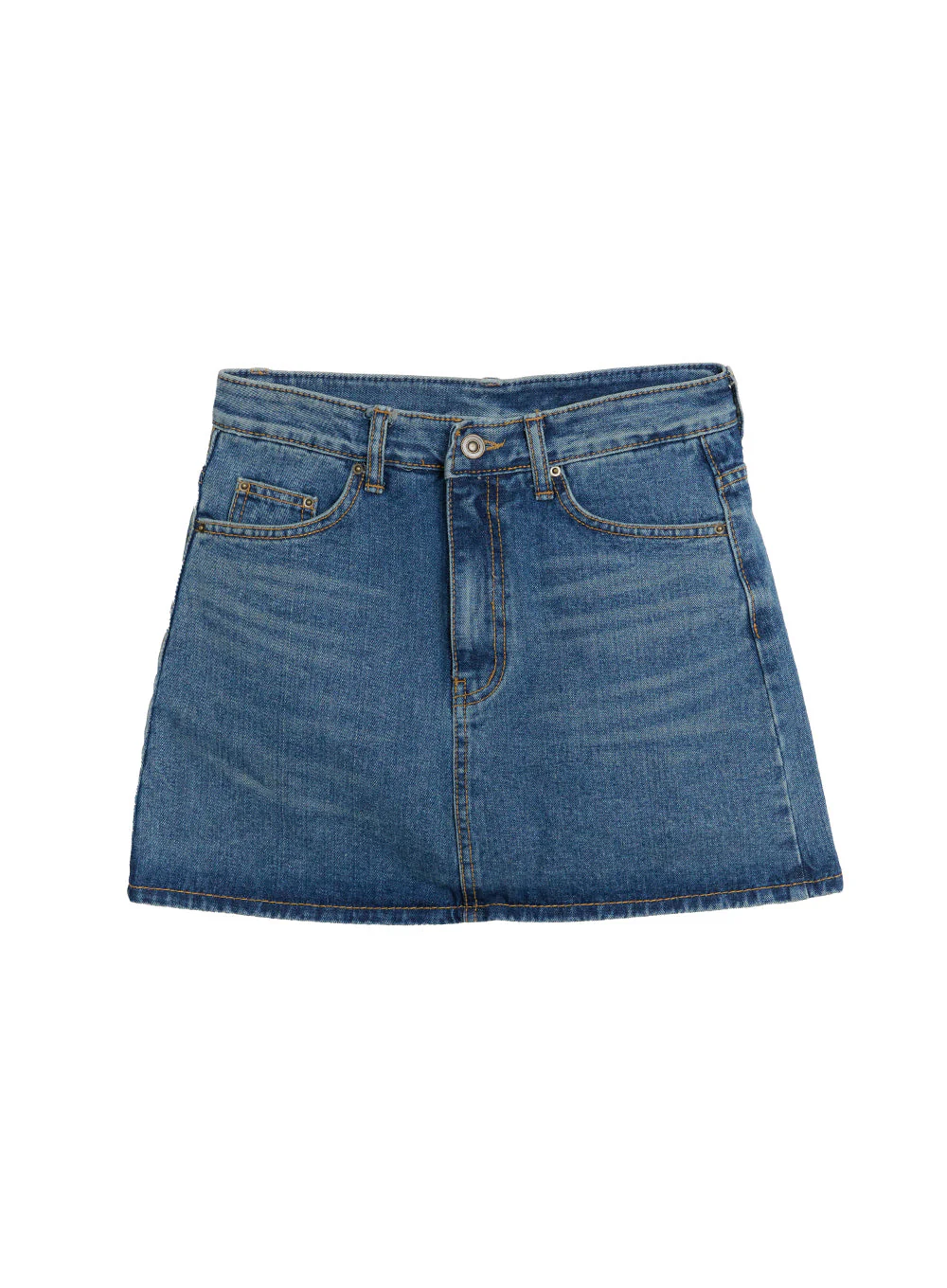 Classic Denim Washed Mini Skort IF510 - Image 12