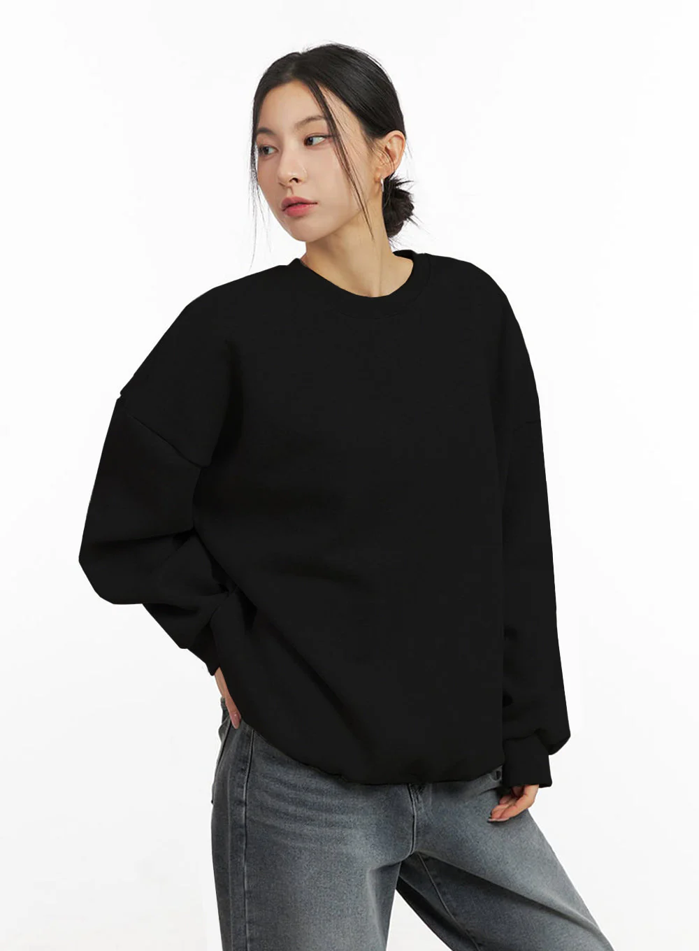 Classic Oversized Crew Neck IJ503 - Image 15