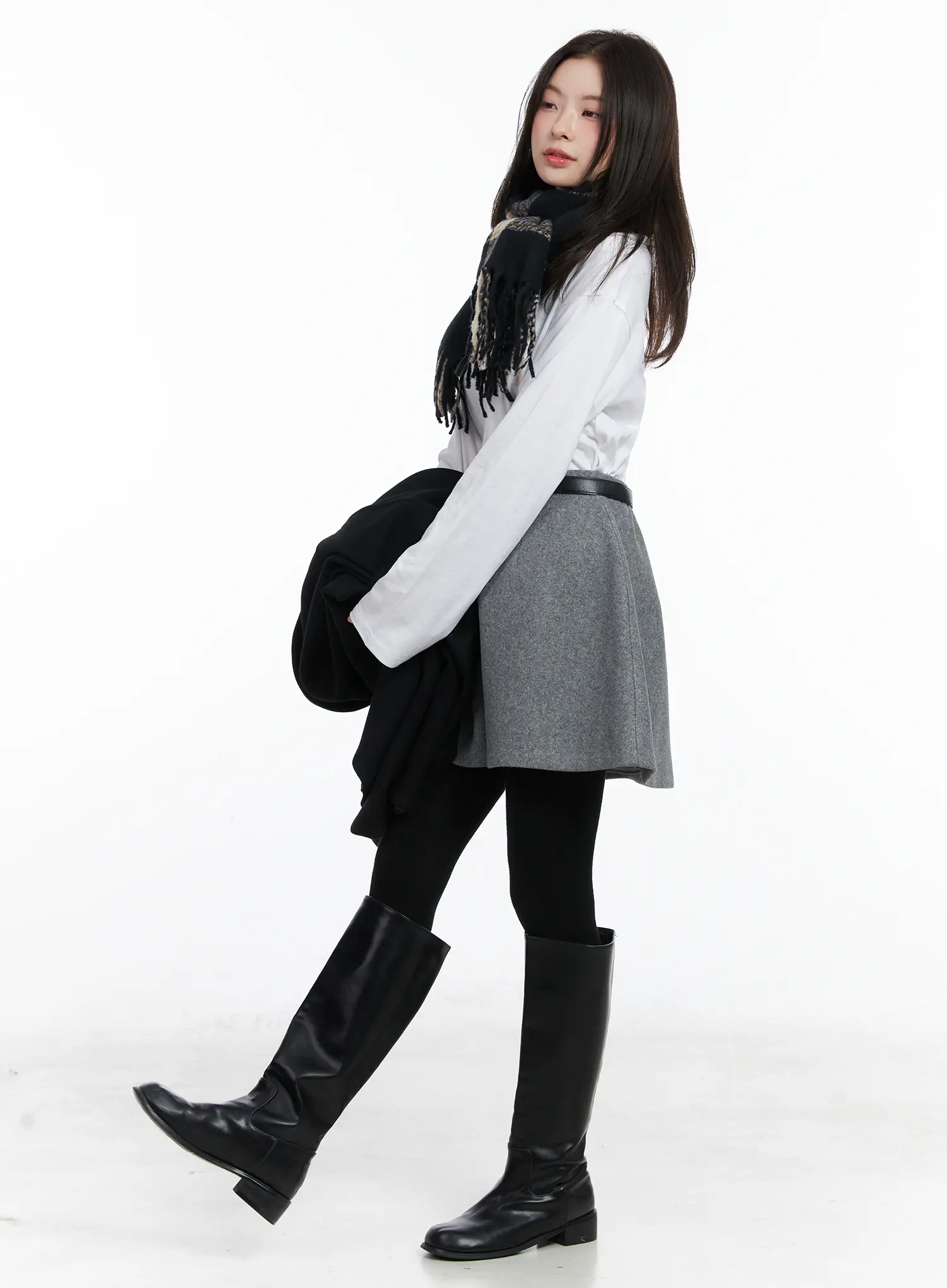 Classic Oversized Turtleneck Long Sleeve Top CN518 - Image 5