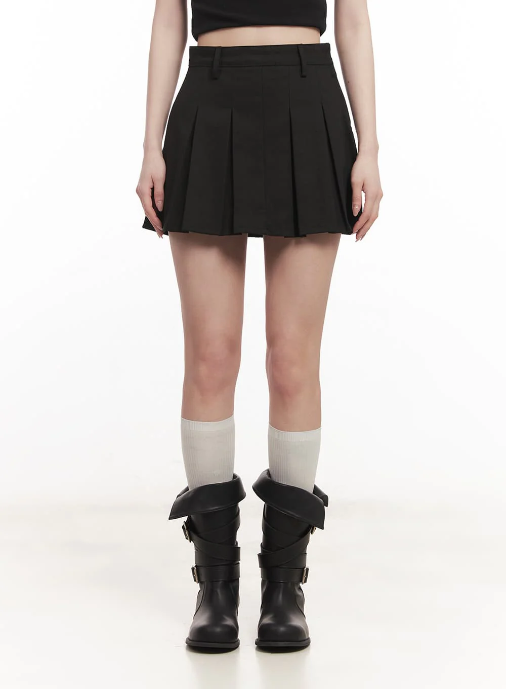 Classic Pleated Mini Skirt CM518 - Image 8