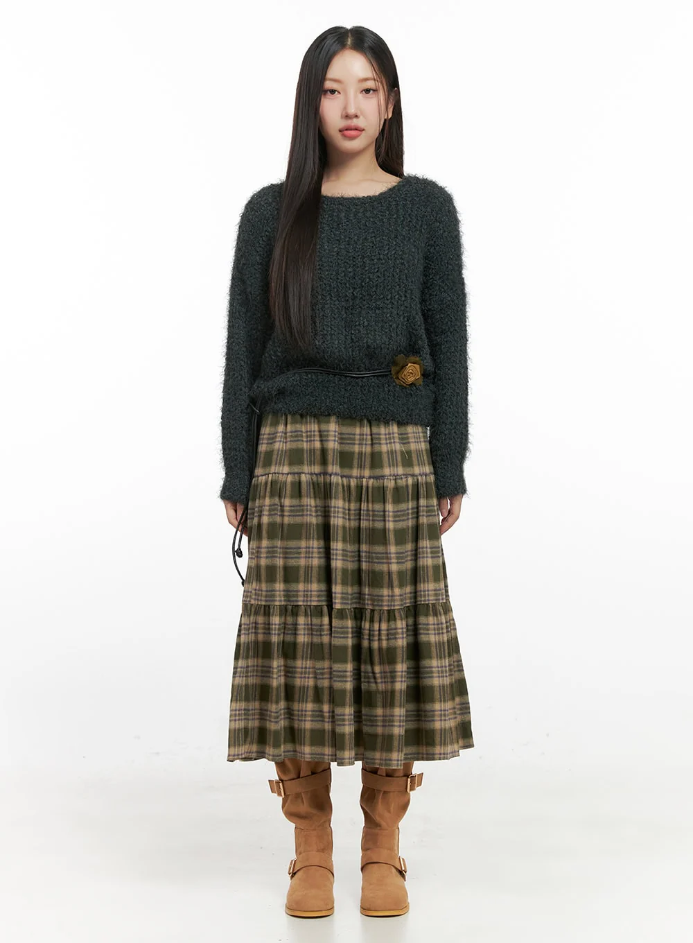 Classic Solid Long Sleeve Sweater IN415 - Image 6