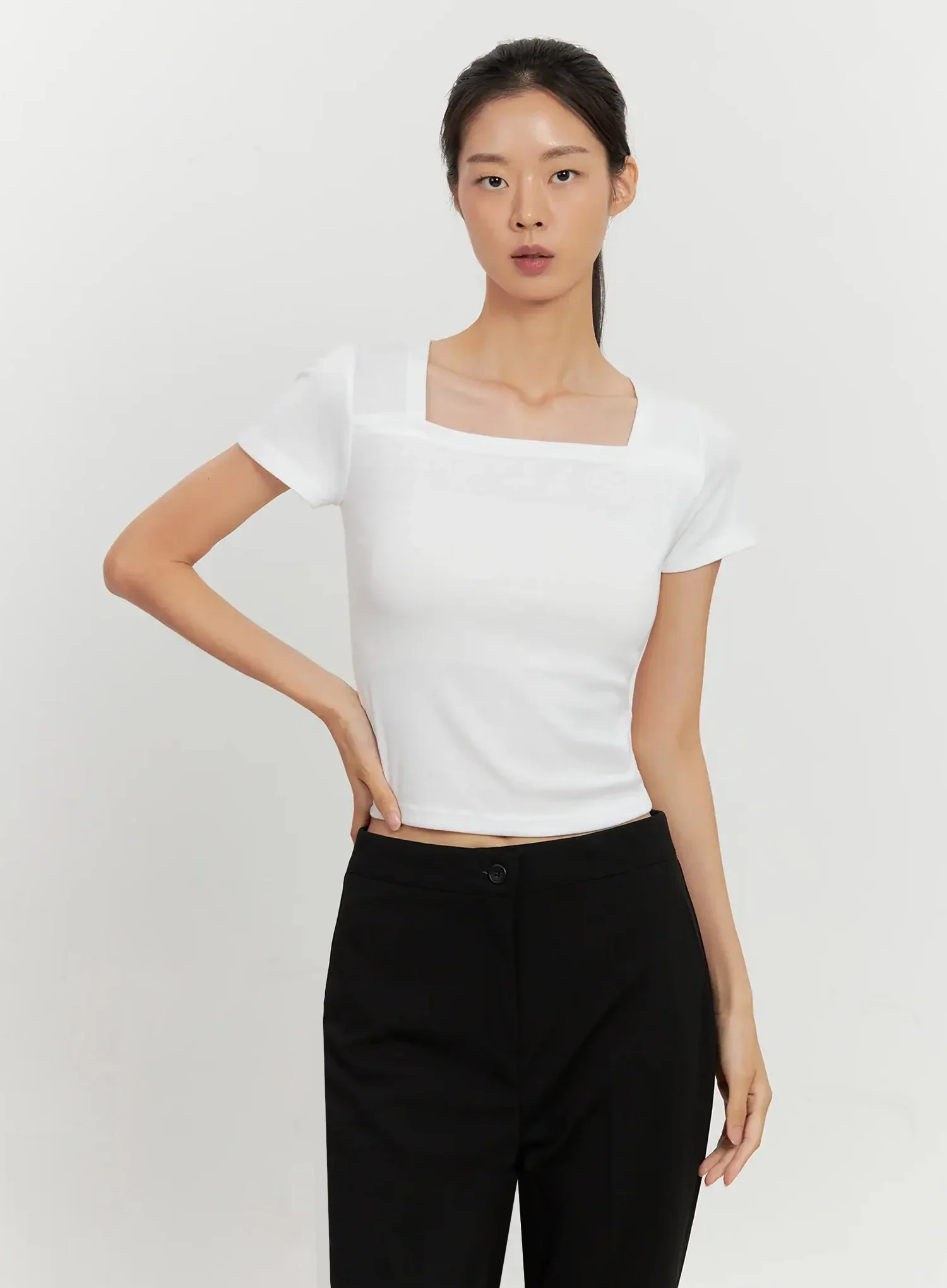 Classic Square-Neck Top IL528 - Image 9
