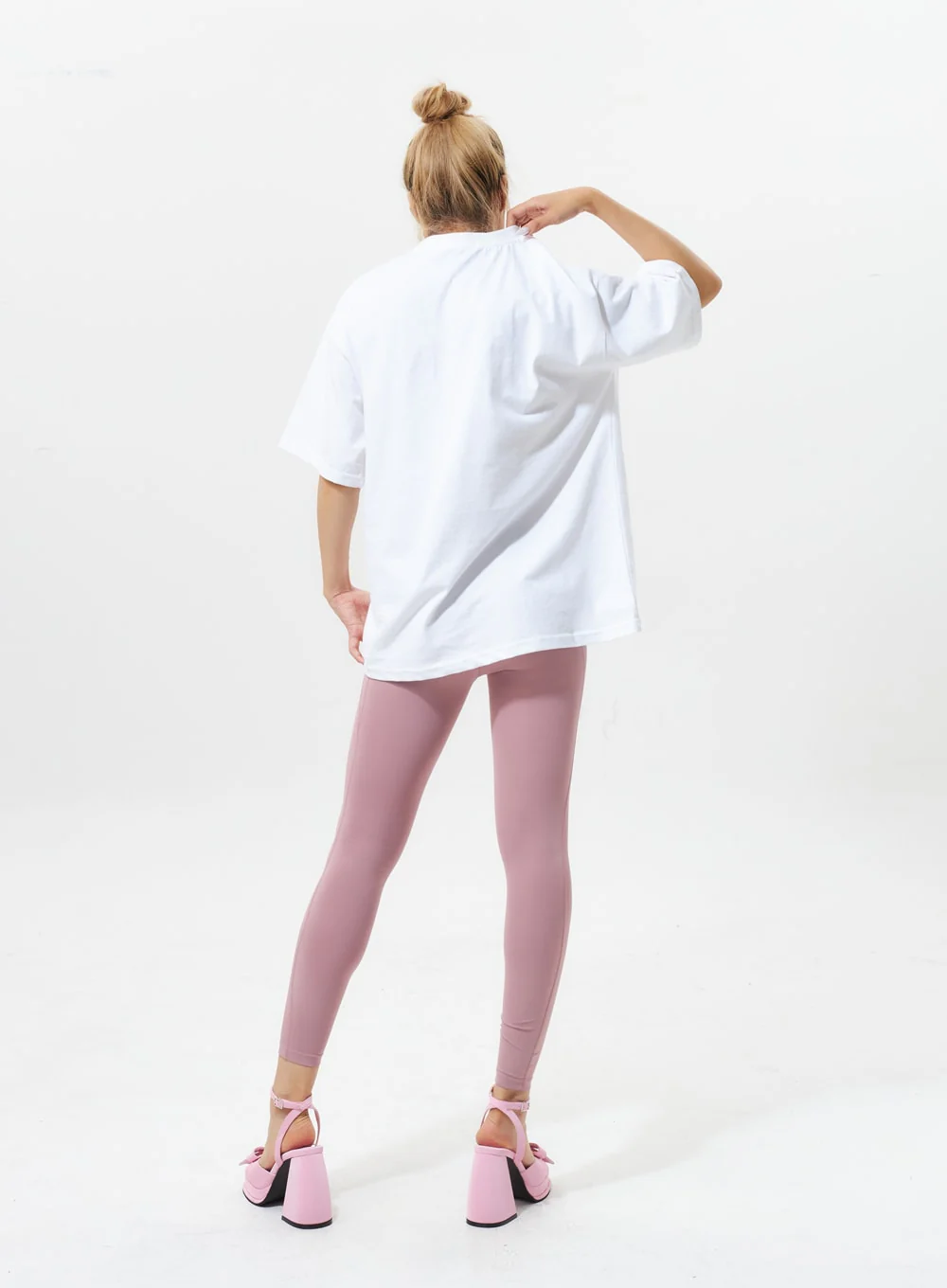Color Ankle Leggings IL318 - Image 10