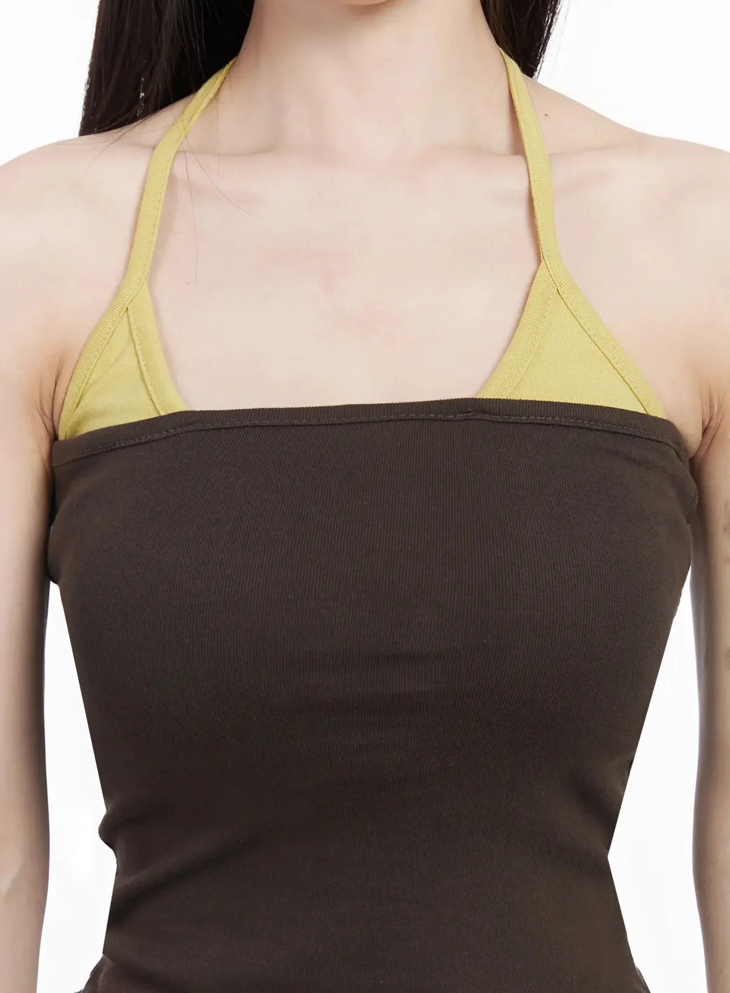 Color Block Halter Sleeveless Top IY511 - Image 4
