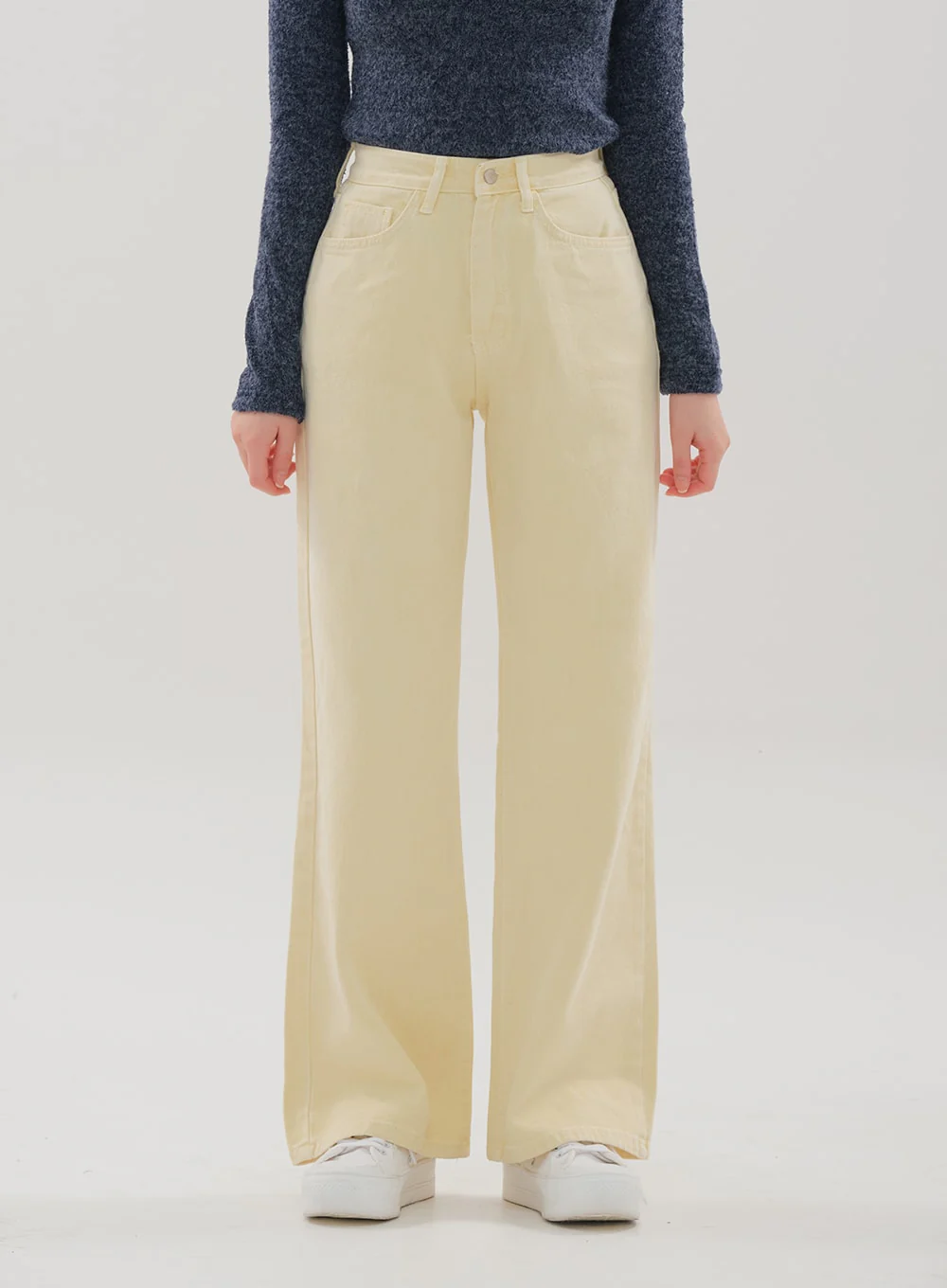 Color Wide Leg Pants B1801 - Image 18