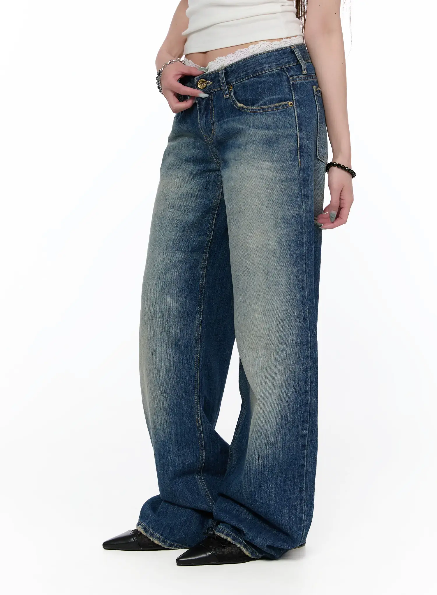 Connie Low-Rise Baggy Jeans CA520 - Image 4