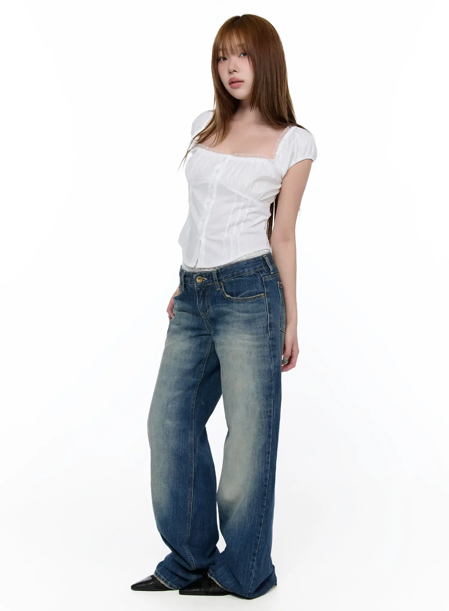 Connie Low-Rise Baggy Jeans CA520 - Image 6