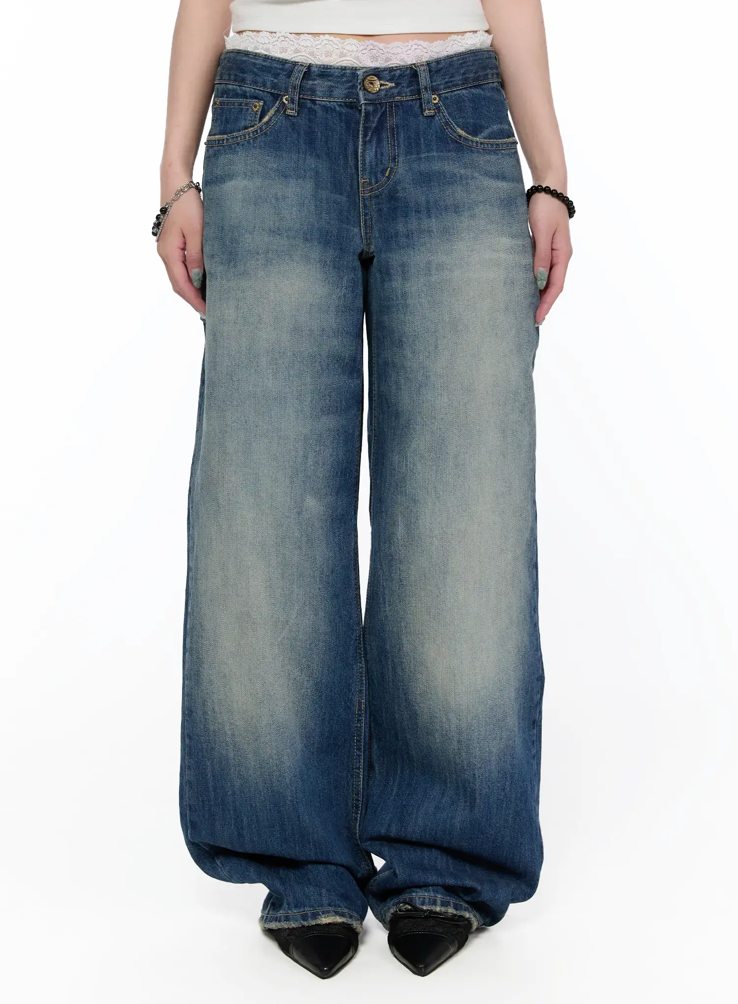 Connie Low-Rise Baggy Jeans CA520 - Image 9
