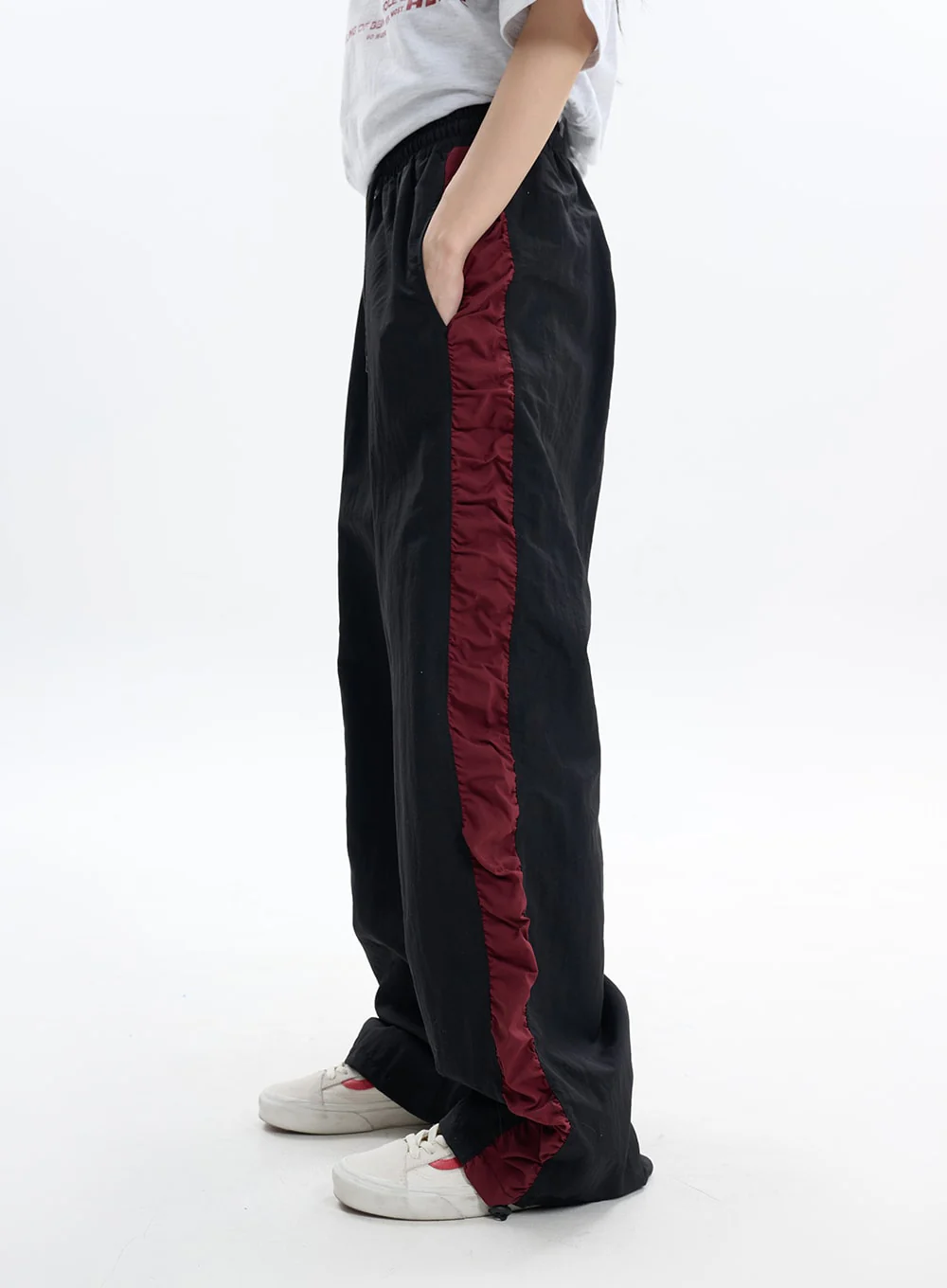 Contrasting Wide Pants IF413 - Image 2