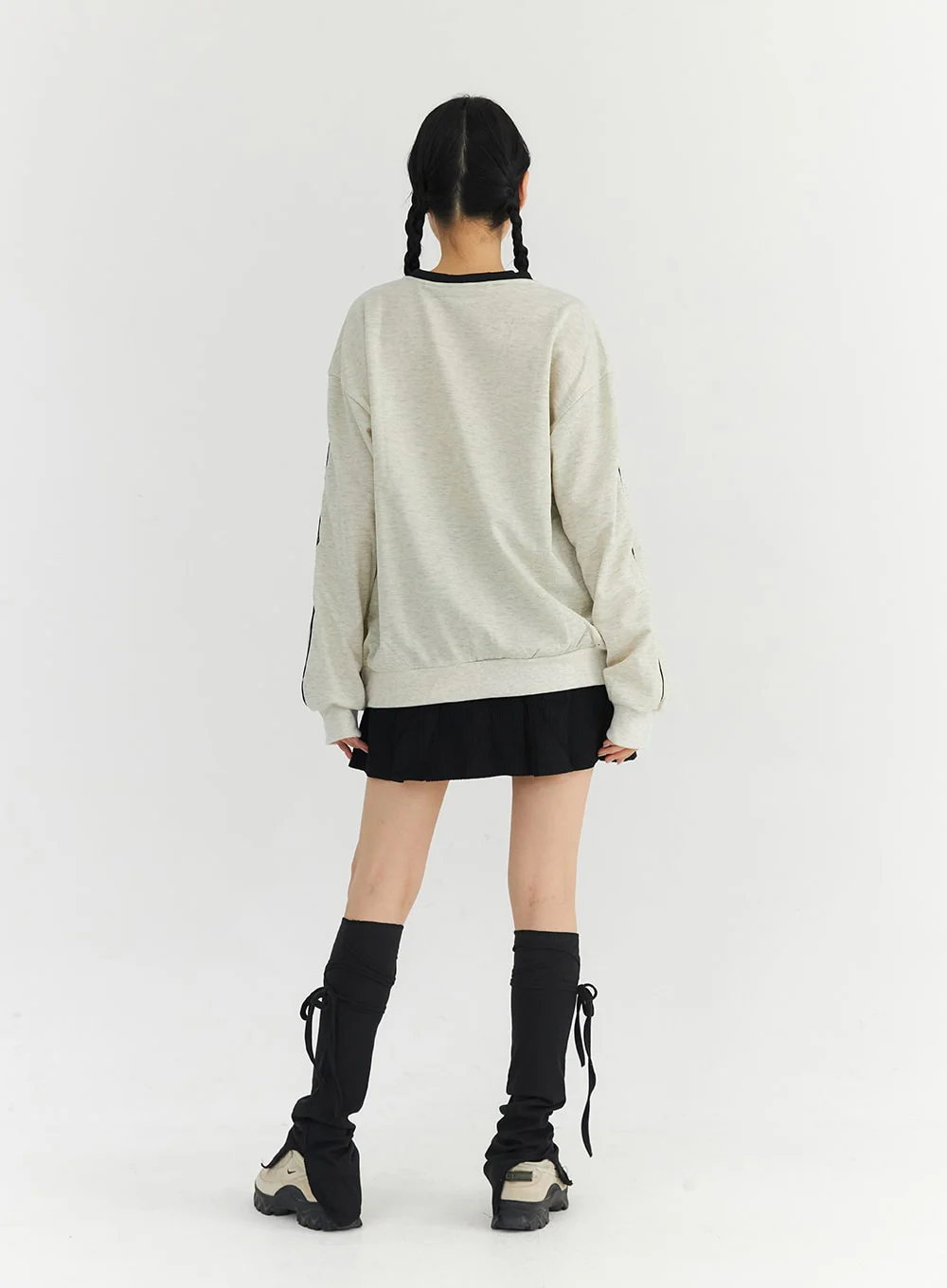 Corduroy Pleated Mini Skirt CO330 - Image 7
