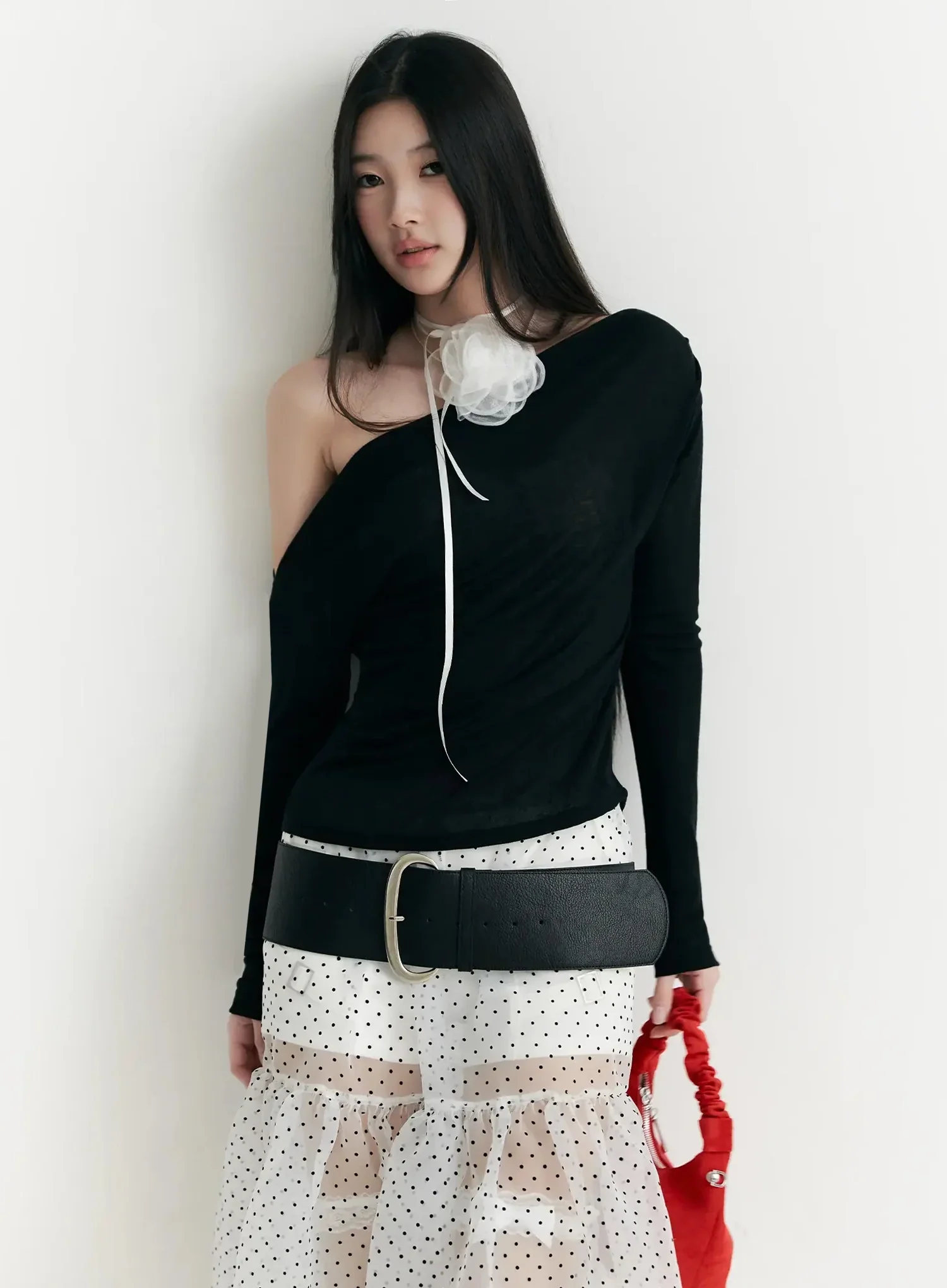 Corsage Neck Scarf IM504 - Image 2