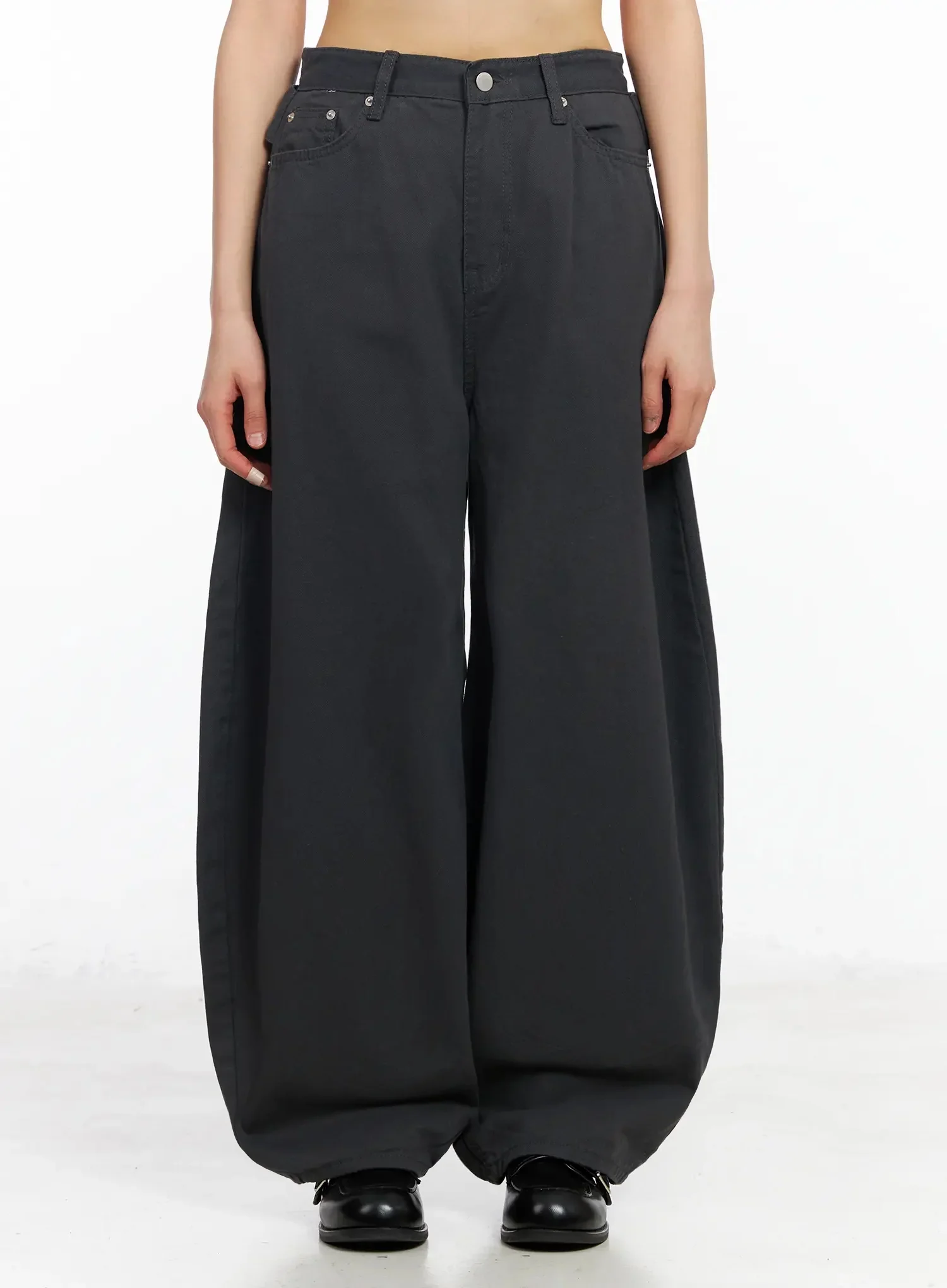Corset Lace-Up Detail Pants IA523 - Image 3