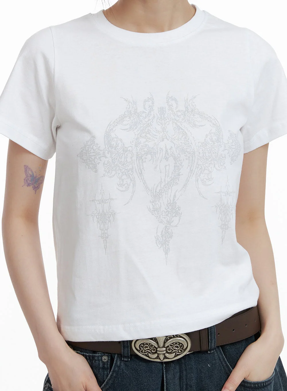 Cotton Graphic Tee CL412 - Image 3