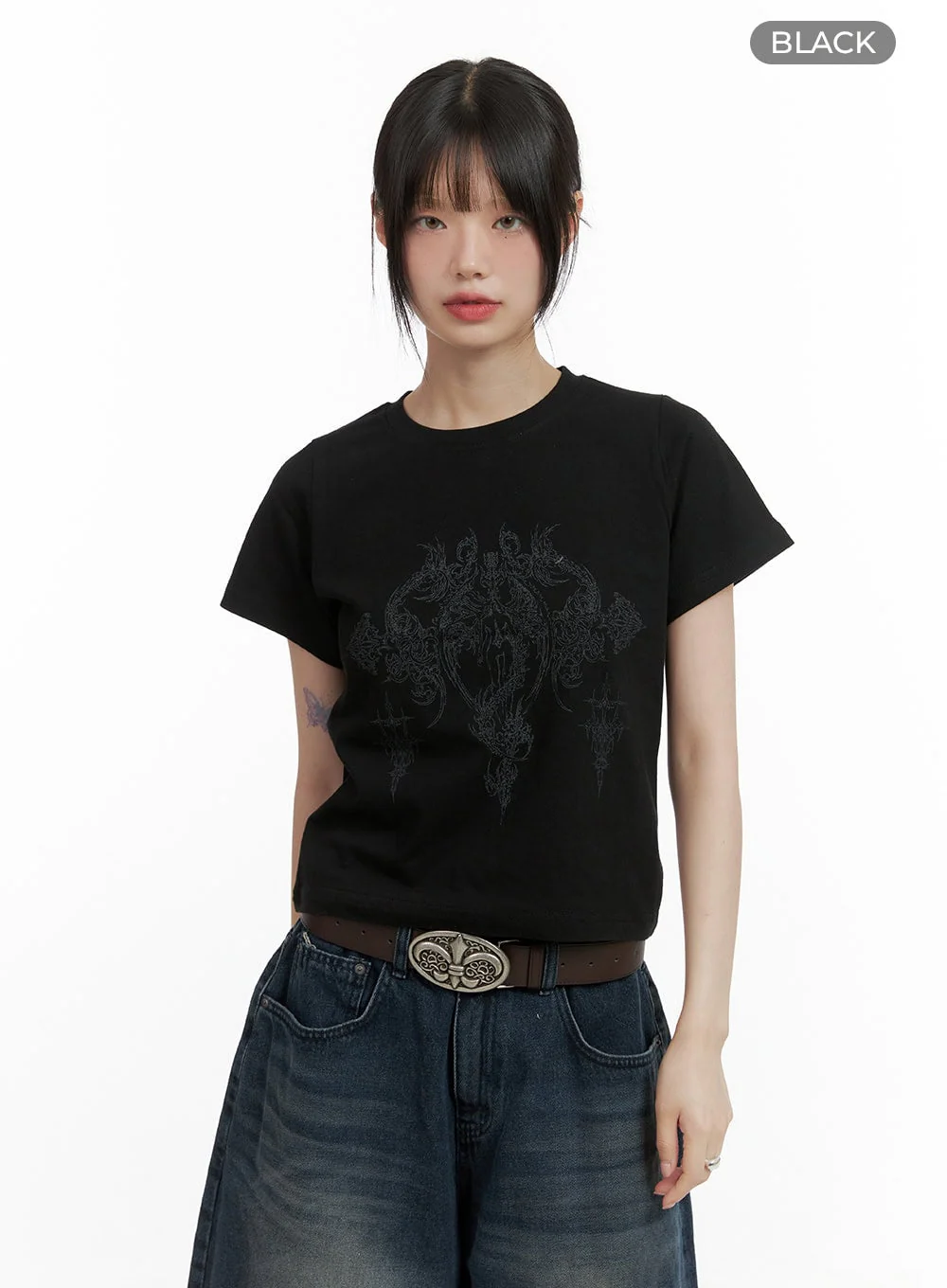 Cotton Graphic Tee CL412 - Image 8