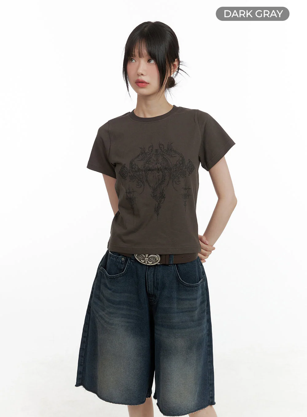Cotton Graphic Tee CL412 - Image 9
