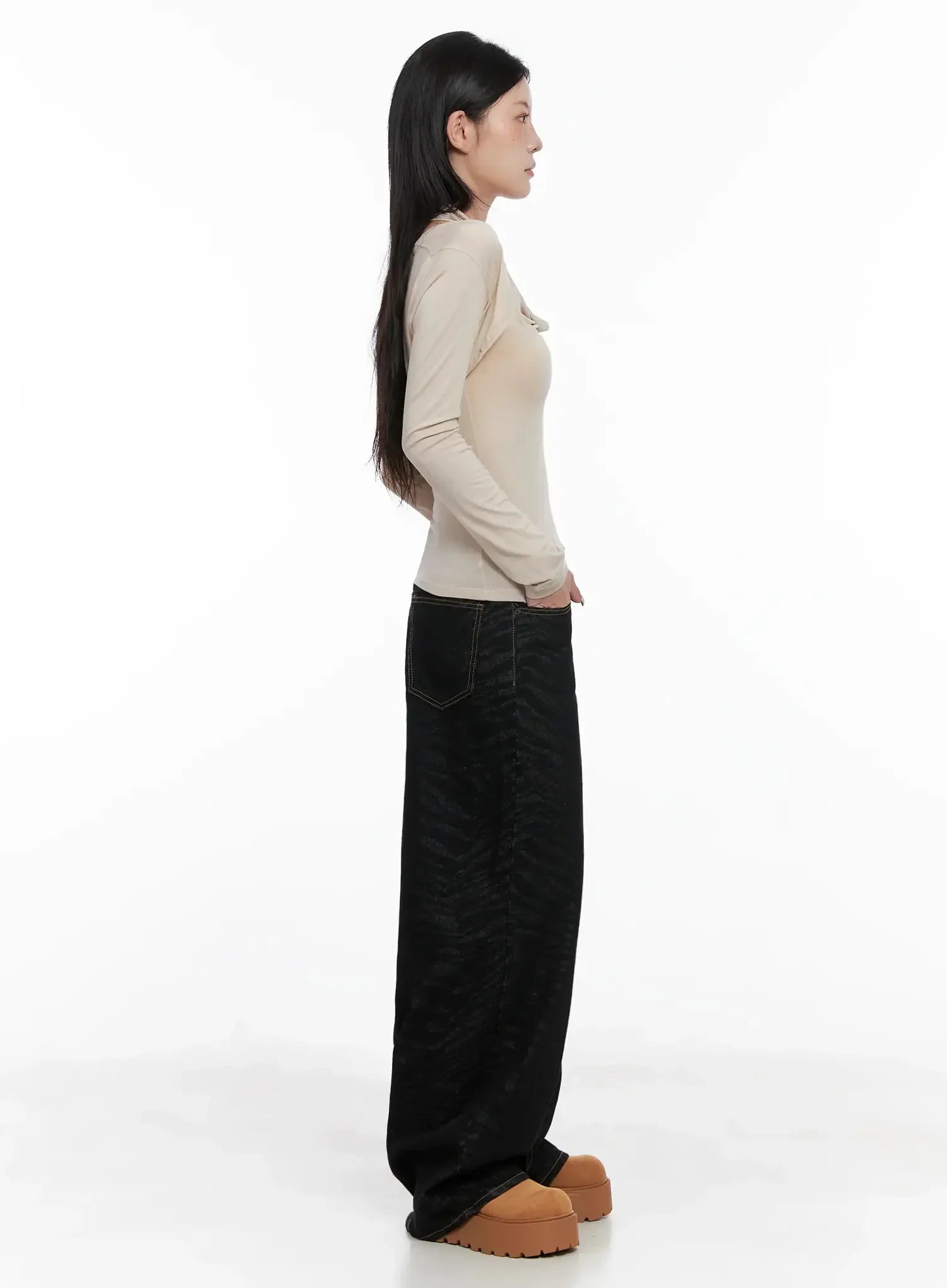 Cowl Neck Top Bolero Set IS508 - Image 10