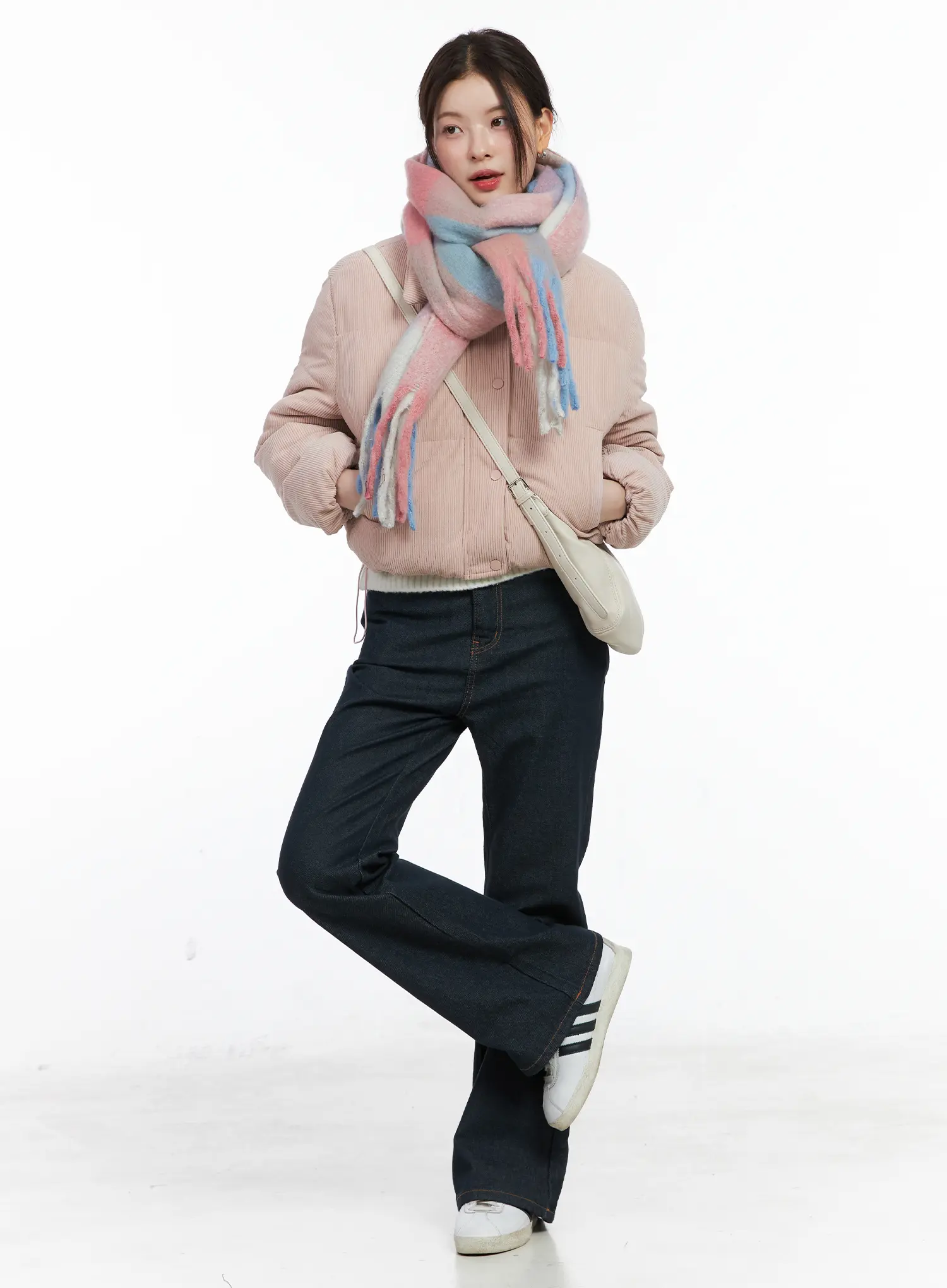 Cozy Corduroy Puffer Jacket CN512 - Image 10