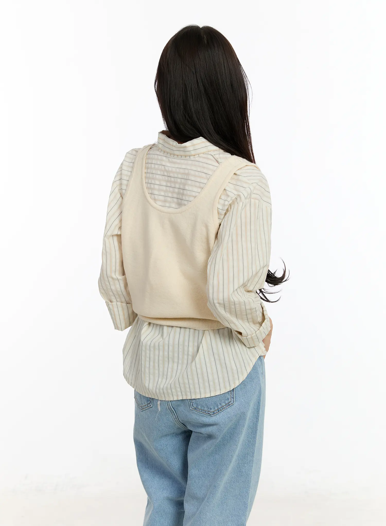 Cozy Knit Vest CM510 - Image 9