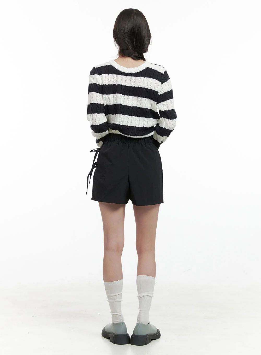 Cozy Stripe Knit Sweater OG409 - Image 3