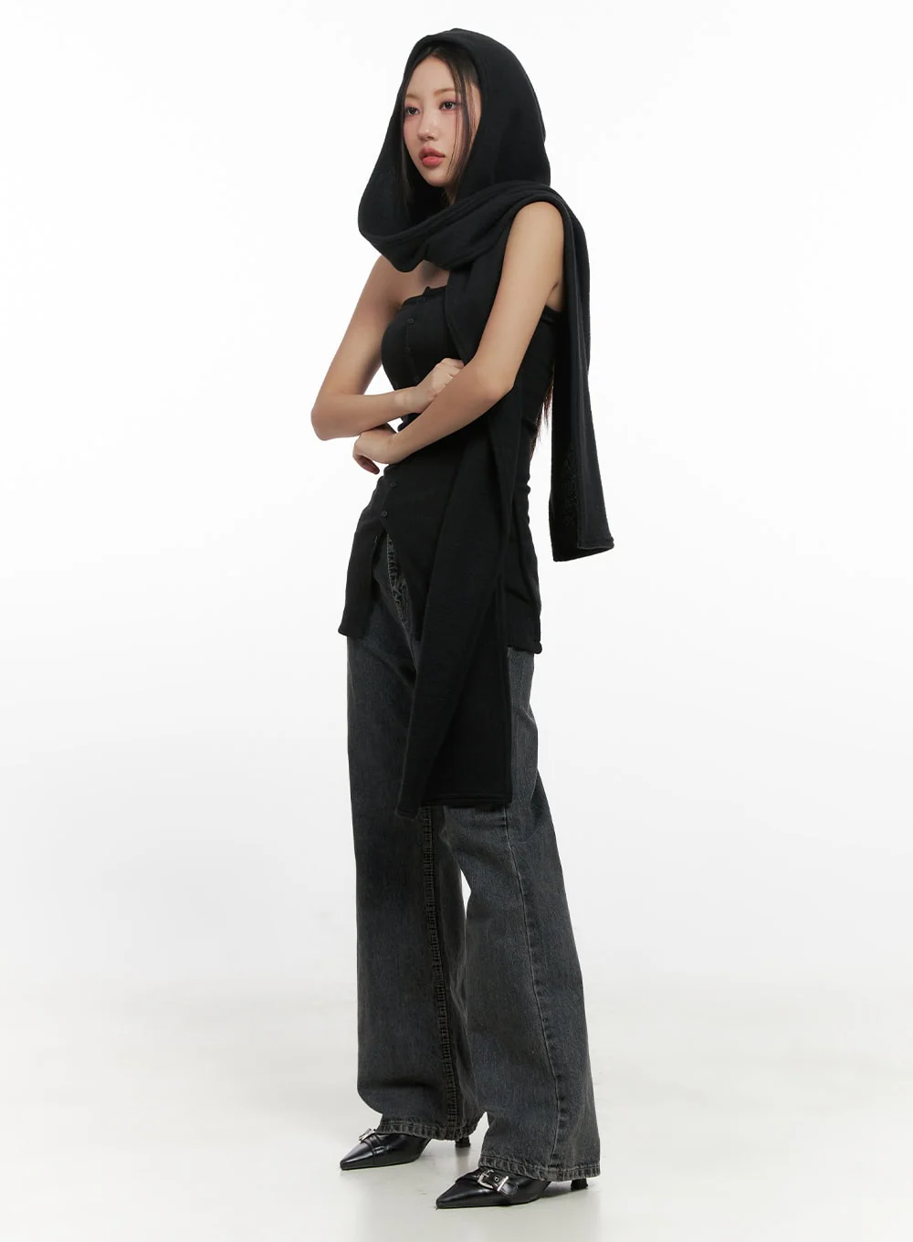 CozyHood Solid Scarf CN419 - Image 2