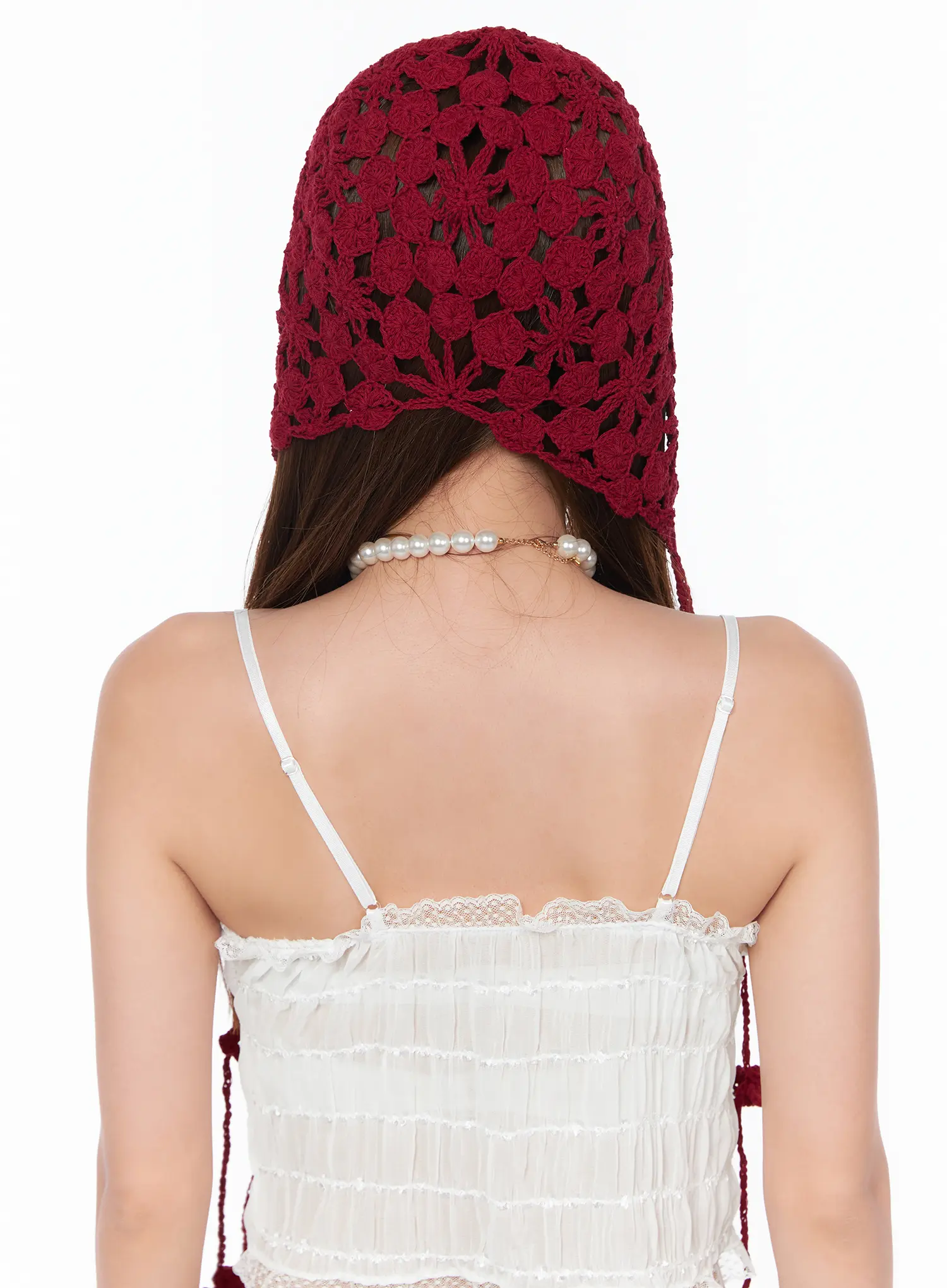 Crochet Summer Bonnet CA515 - Image 5